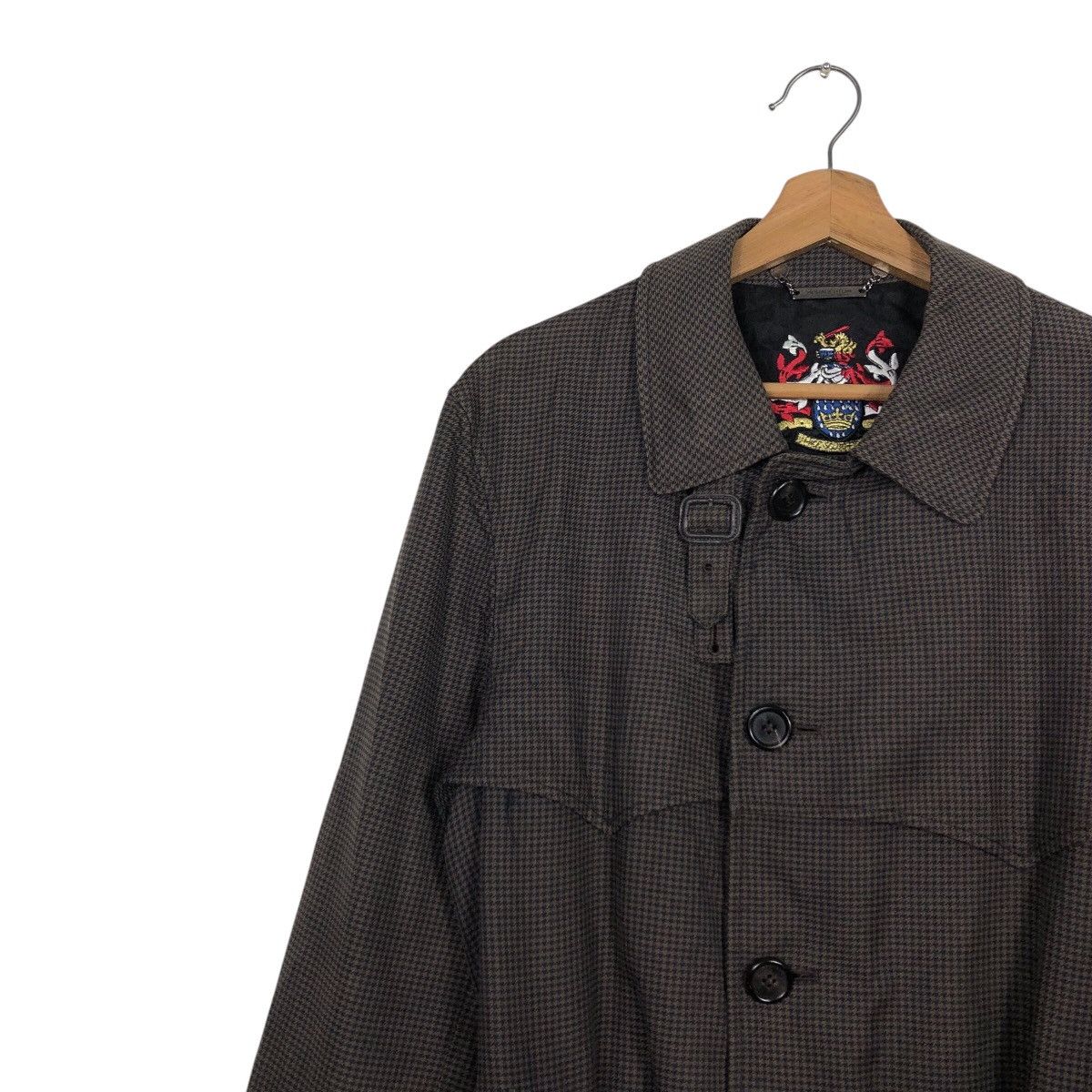 Aquascutum × Vintage 📌Vintage Long Jacket Belted Aquascutum Made in England Size US M / EU 48-50 / 2 - 8 Thumbnail