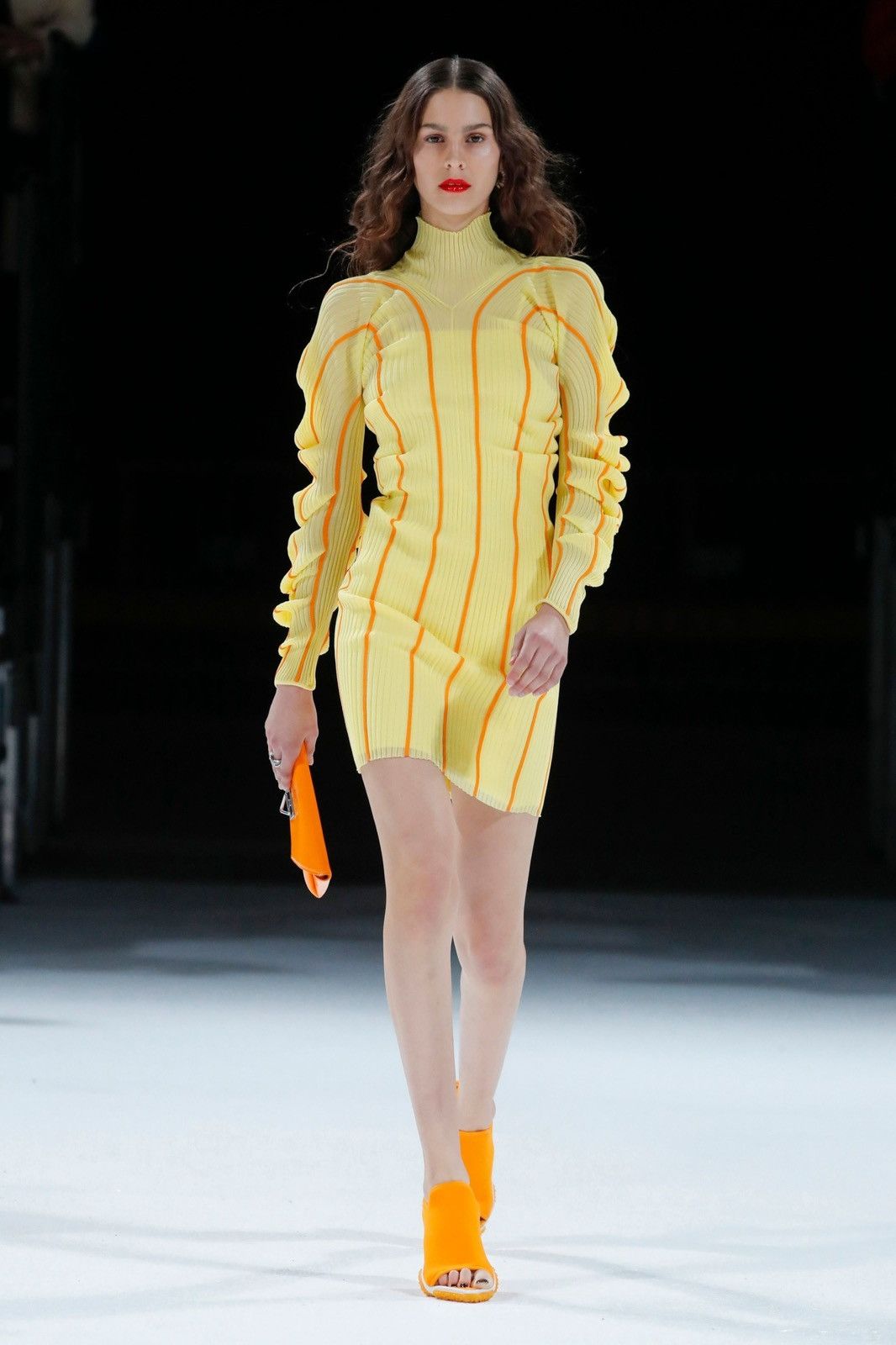 Bottega Veneta Bottega Veneta Runway Dress S/S 2022 Sherbert - Size S Size S / US 4 / IT 40 - 3 Thumbnail