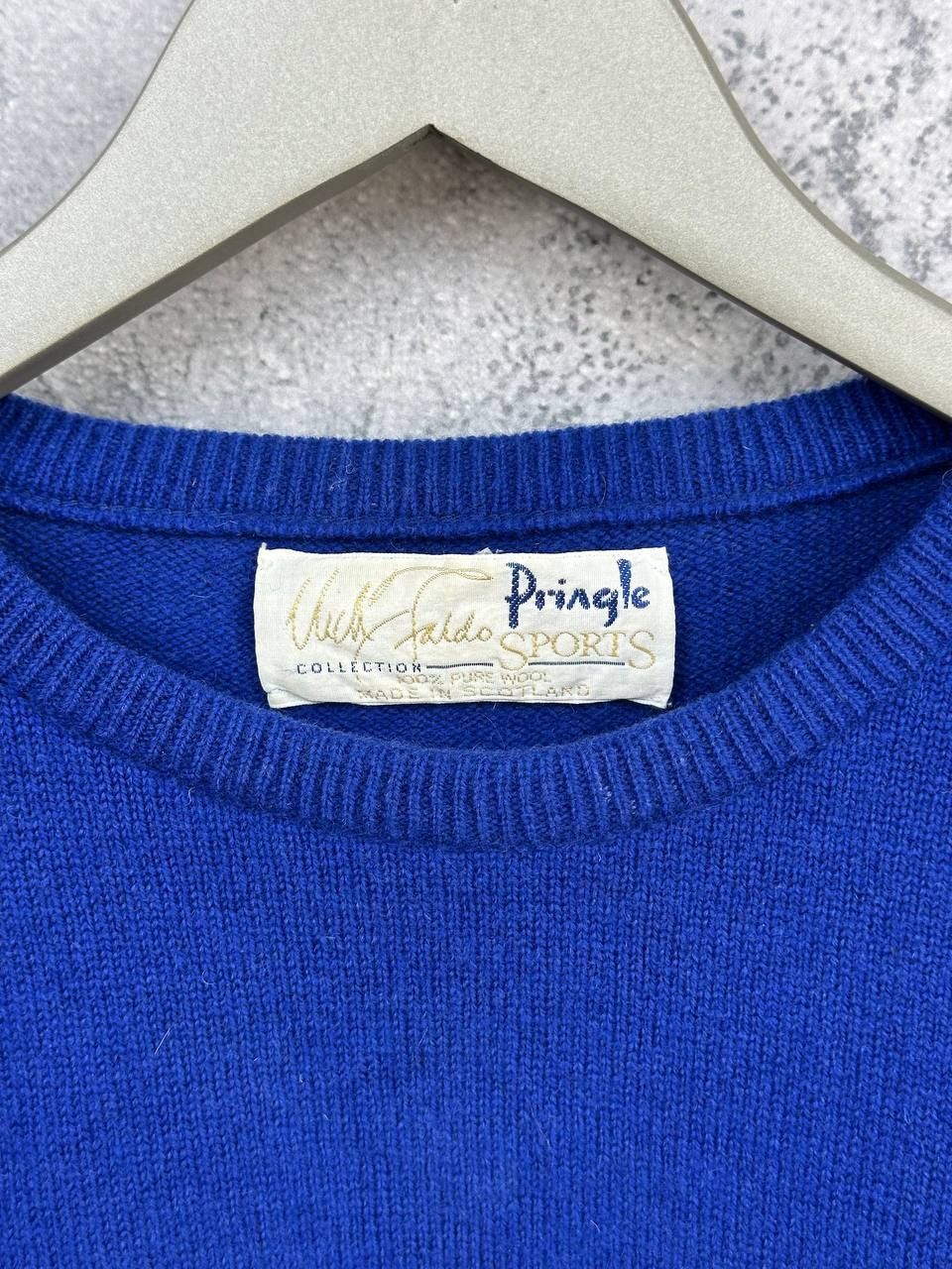 Pringle Of Scotland Pringle of Scotland Vintage Golf Sweater Crew Scotland Wool Size US XL / EU 56 / 4 - 10 Thumbnail