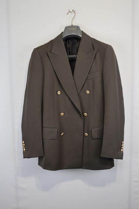 image of Tom Ford O1Rshd1 Blazer Jacket In Brown, Men's (Size Small)