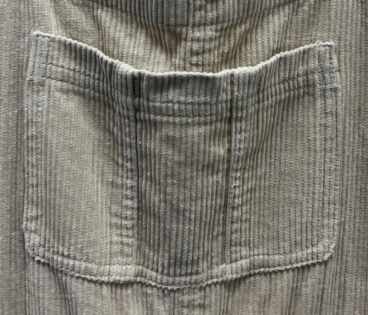 Vintage BROWNY STANDARD Corduroy Overalls – Beige Size US 33 - 6 Thumbnail