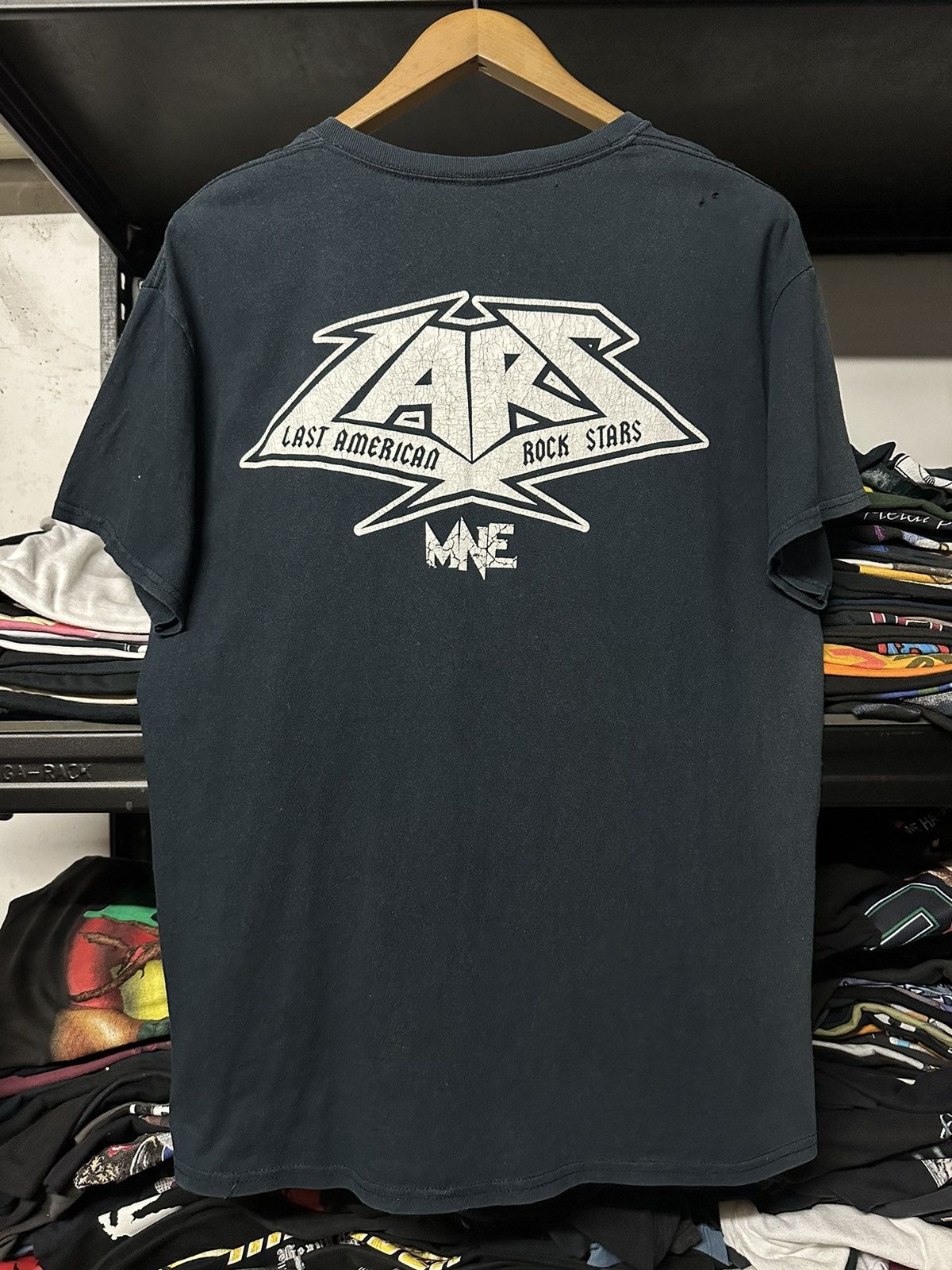 Band Tees × Vintage Vintage LAST MNE Last American Rock Stars Sun Faded Tee Size US L / EU 52-54 / 3 - 2 Thumbnail