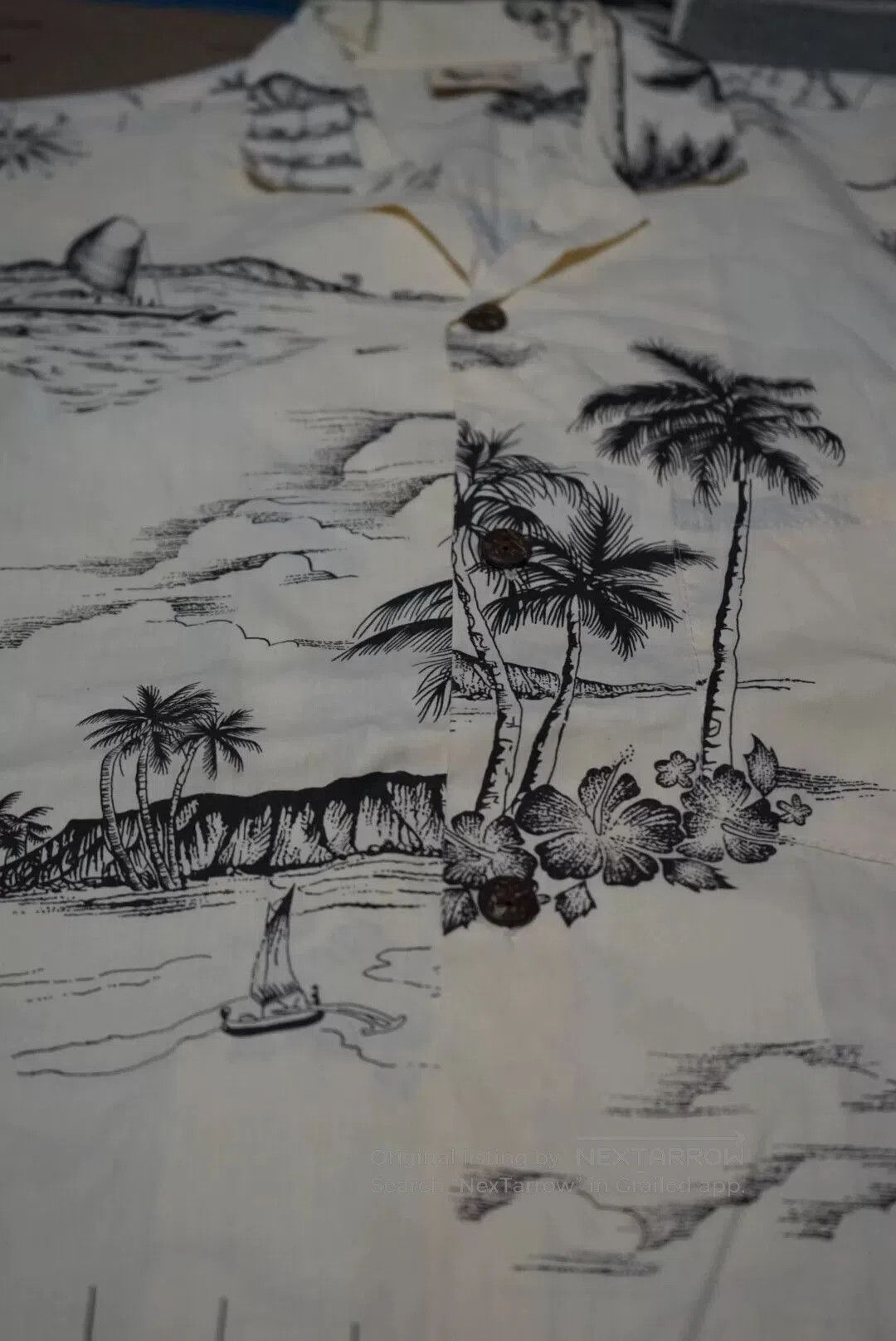 Vintage Vintage 70s Hawaiian Shirt for Summer. Size US M / EU 48-50 / 2 - 4 Thumbnail