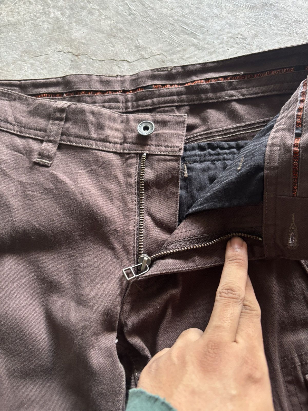Japanese Brand NICOLE CLUB FOR MEN flare cargo studded japanese grunge punk Size US 30 / EU 46 - 4 Thumbnail