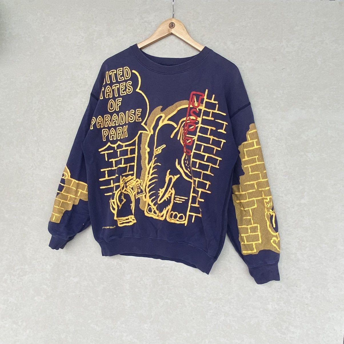 Other Vintage United States Paradise Printed Crewneck Sweatshirt Size US M / EU 48-50 / 2 - 2 Thumbnail