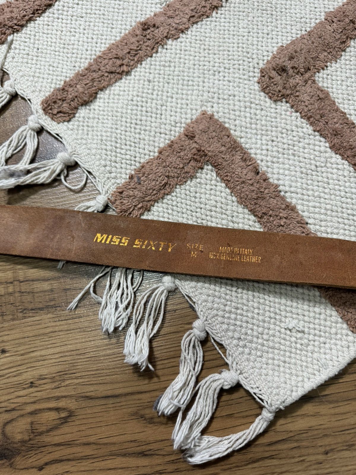 Miss Sixty VINTAGE MISS SIXTY ‘60 LEATHER BELT Size ONE SIZE - 3 Thumbnail