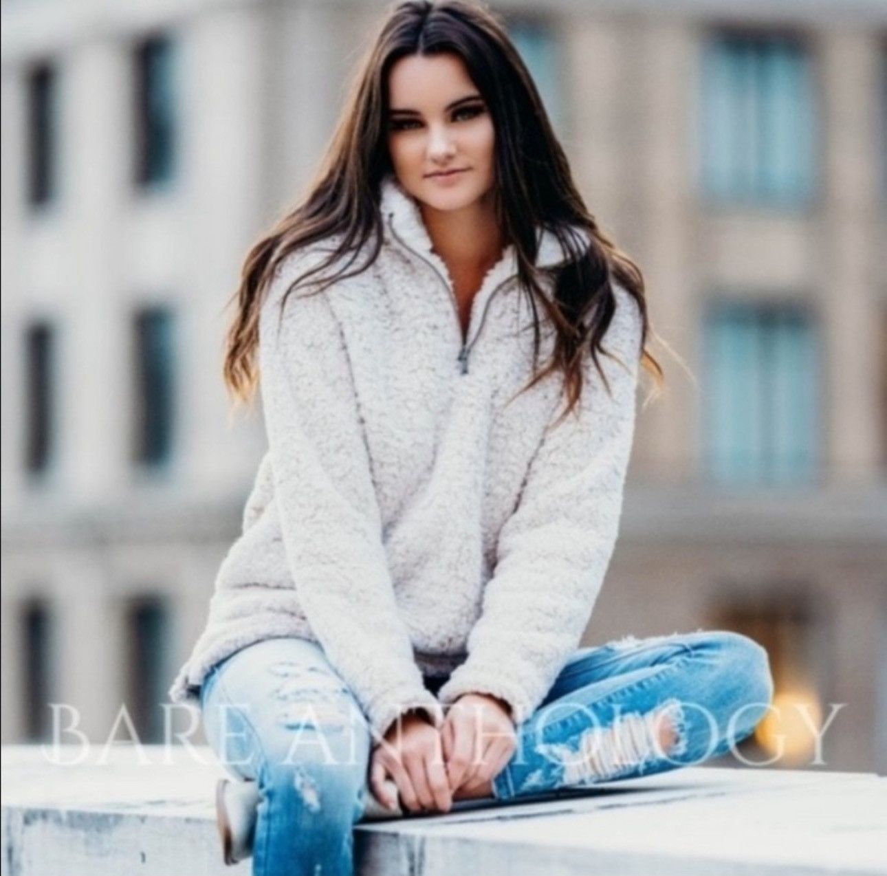 Super Plush Sherpa Sweater in Oatmeal