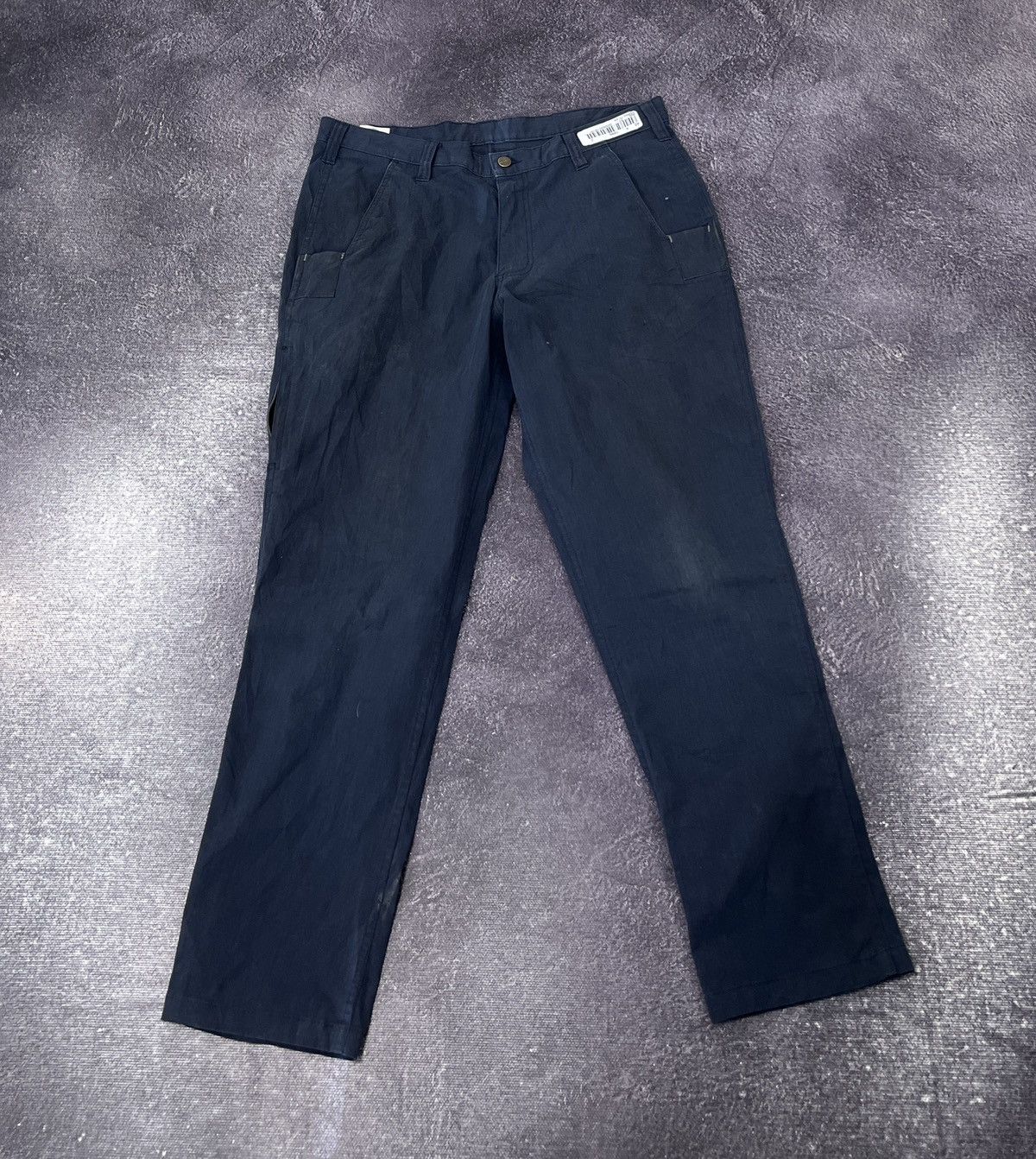 Carhartt Vintage Carhartt Y2K Navy Work Relaxed Pants Size US 34 / EU 50 - 10 Thumbnail