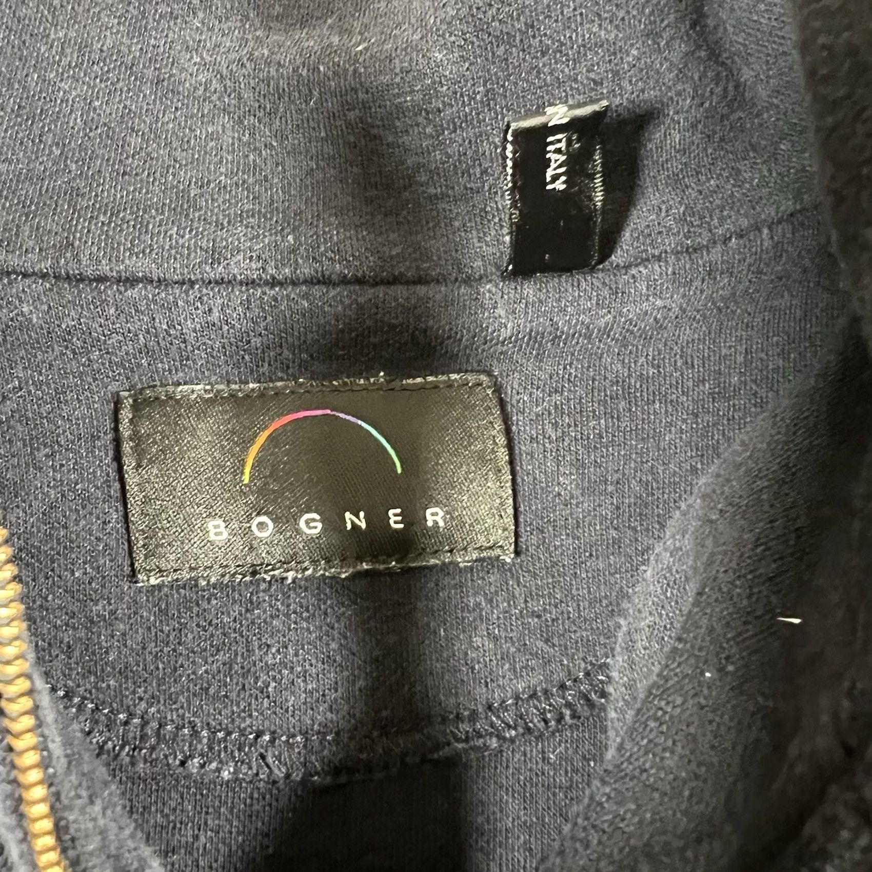 Bogner VINTAGE Bogner Sweater Pullover 1/4 Zip Blue Ski Luxury Mens L Size L / US 10 / IT 46 - 7 Thumbnail