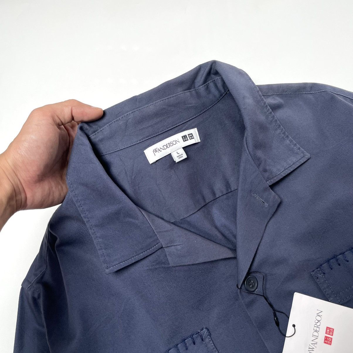 JW Anderson × Uniqlo JW Anderson Uniqlo Double Pocket Long Sleeve Shirt Size US L / EU 52-54 / 3 - 4 Thumbnail