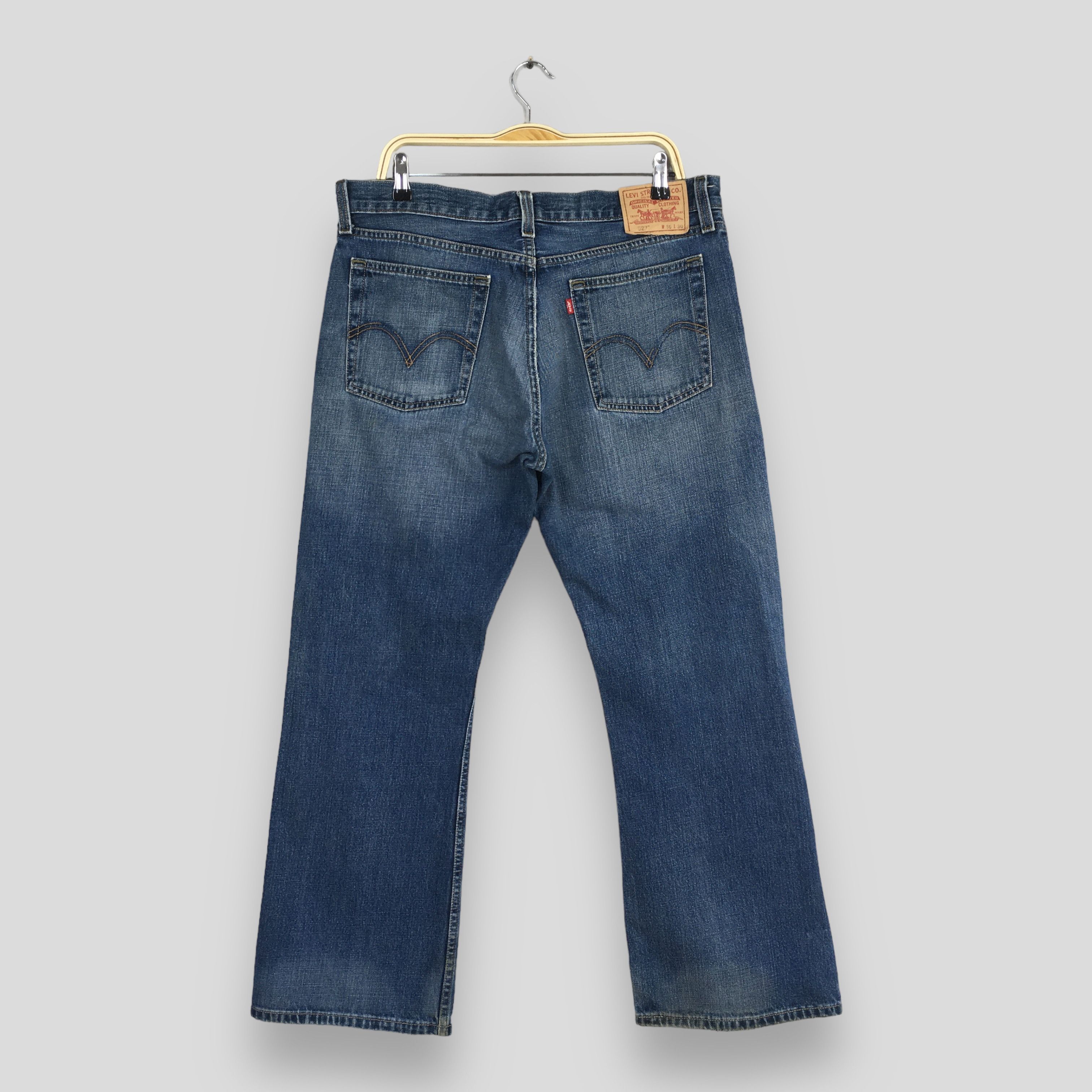 Levi's Size 34x29 Vintage Levi's 527 Low Bootcut Jeans S196 Size US 34 / EU 50 - 9 Thumbnail