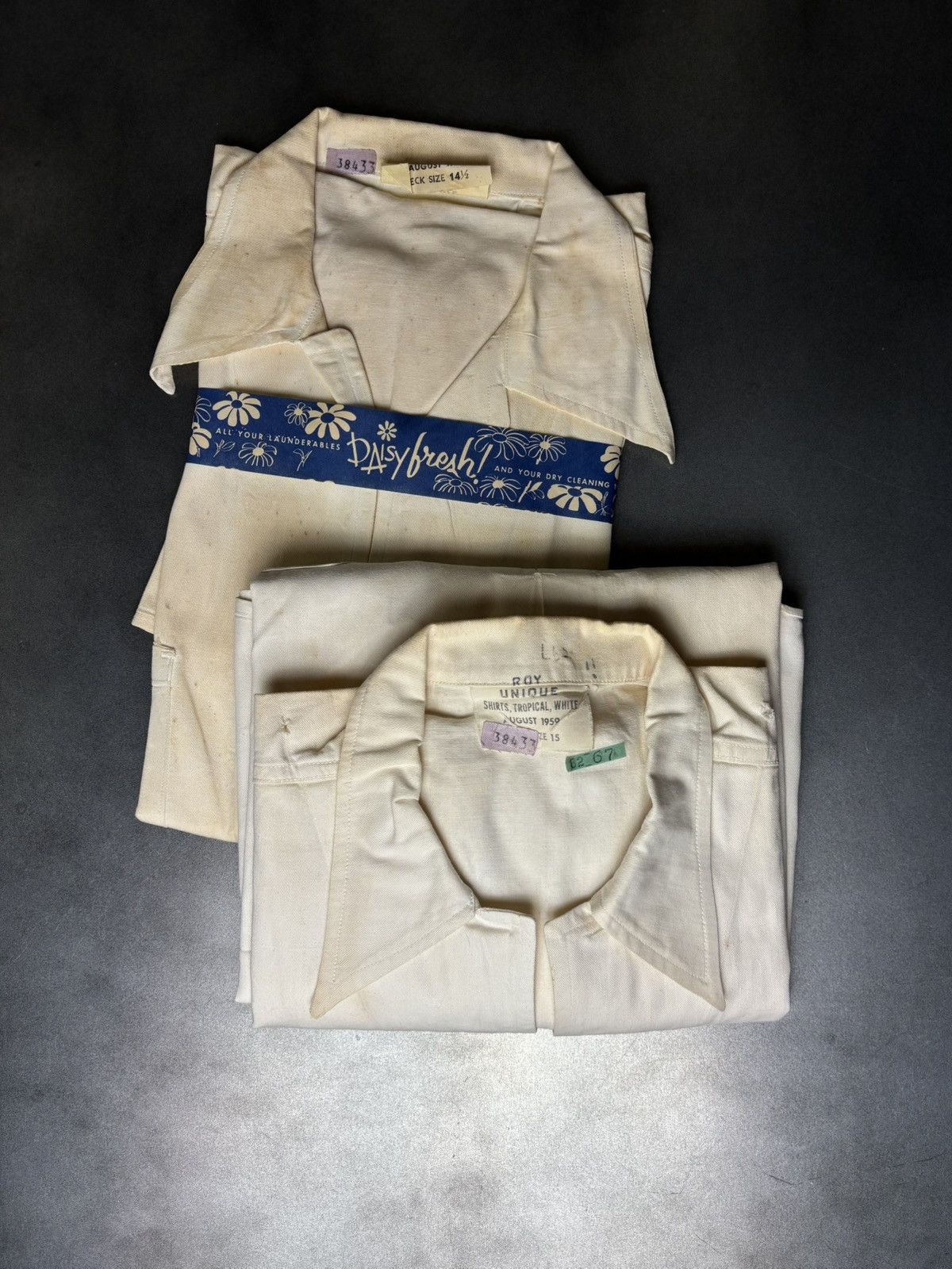 Vintage 1950s RCN Tropical Issue Shortsleeve True Vintage Service M Size US M / EU 48-50 / 2 - 6 Thumbnail
