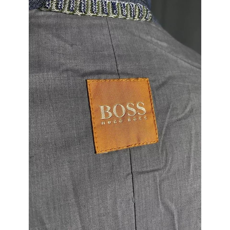 Hugo Boss Hugo Boss Men's Blue Summer Blazer Sportcoat Jacket Size 56 Size 54R - 8 Thumbnail