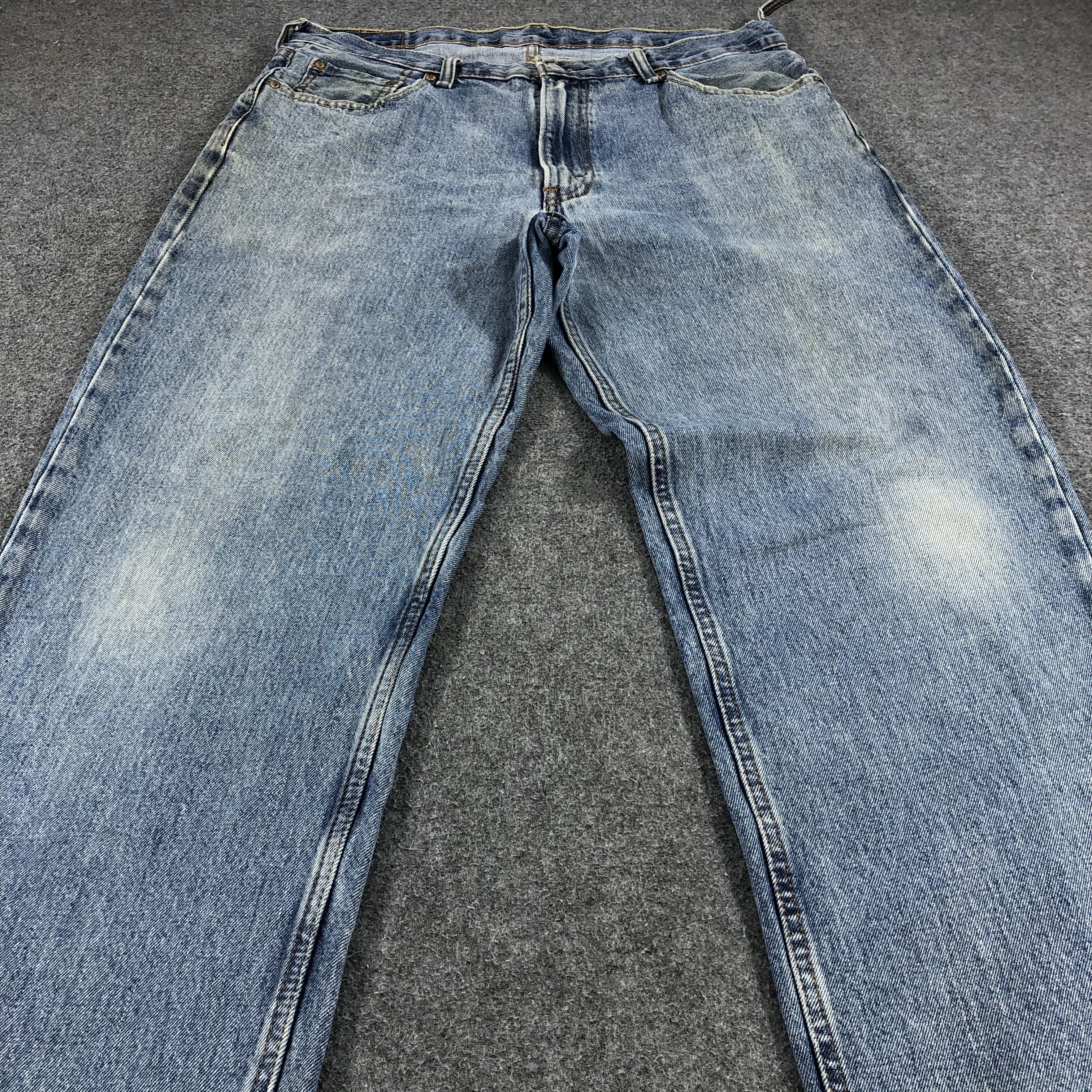 Levi's Vintage Levis 550 Jeans Faded Blue Jeans-J1082 Size US 36 / EU 52 - 3 Thumbnail