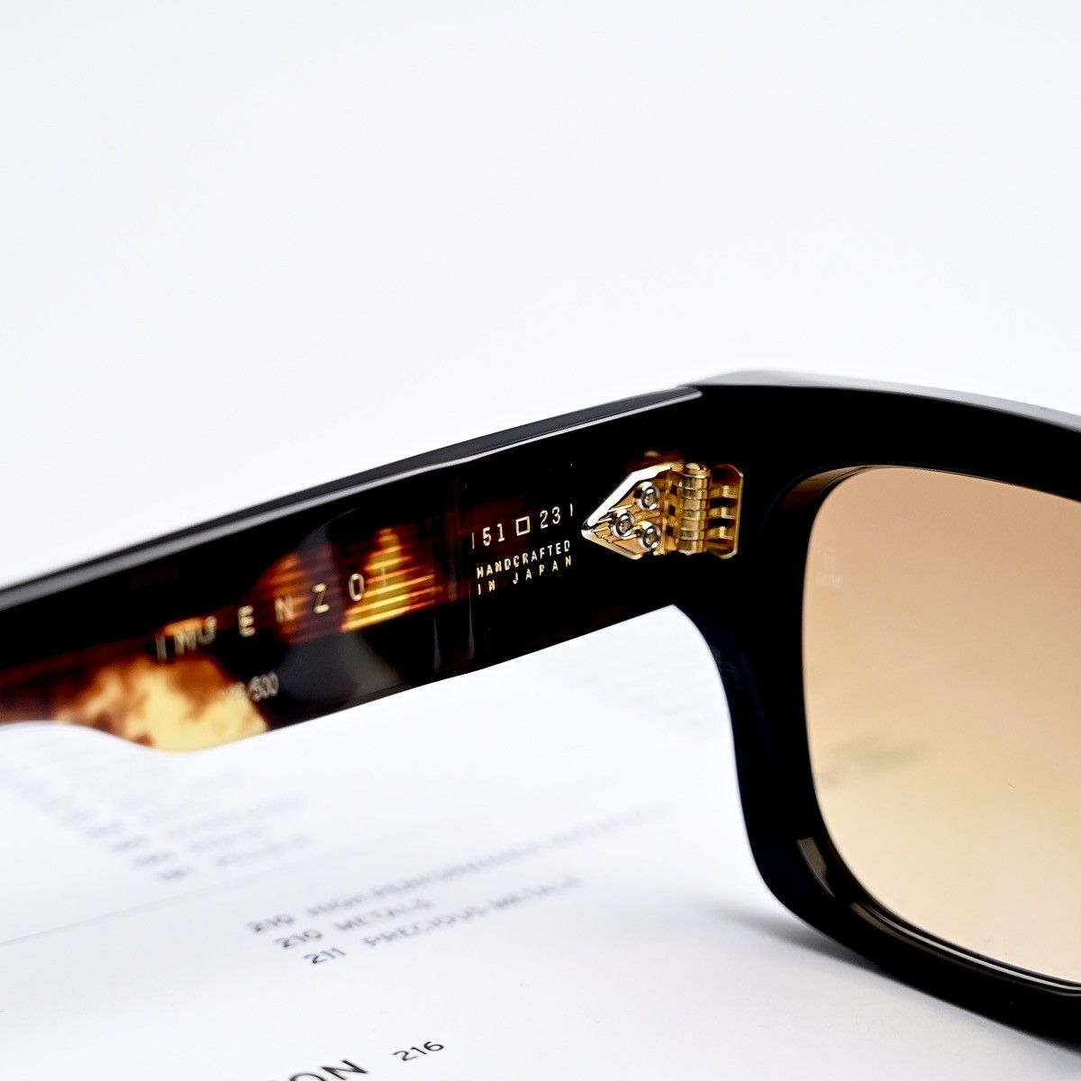 Jacques Marie Mage JACQUES MARIE MAGE JMM ENZO NOIR 15 SUNGLASSES Size ONE SIZE - 9 Thumbnail
