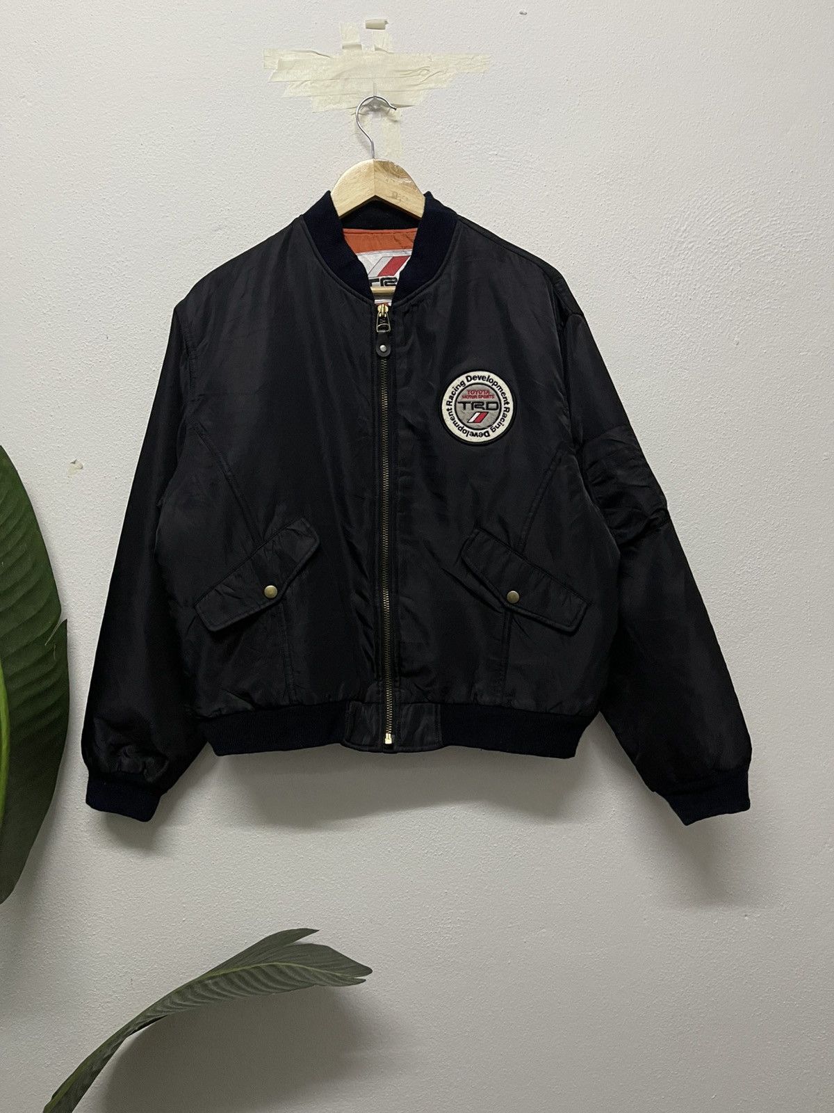 TOYOTA TRD 90s MA-1 ネイビー M