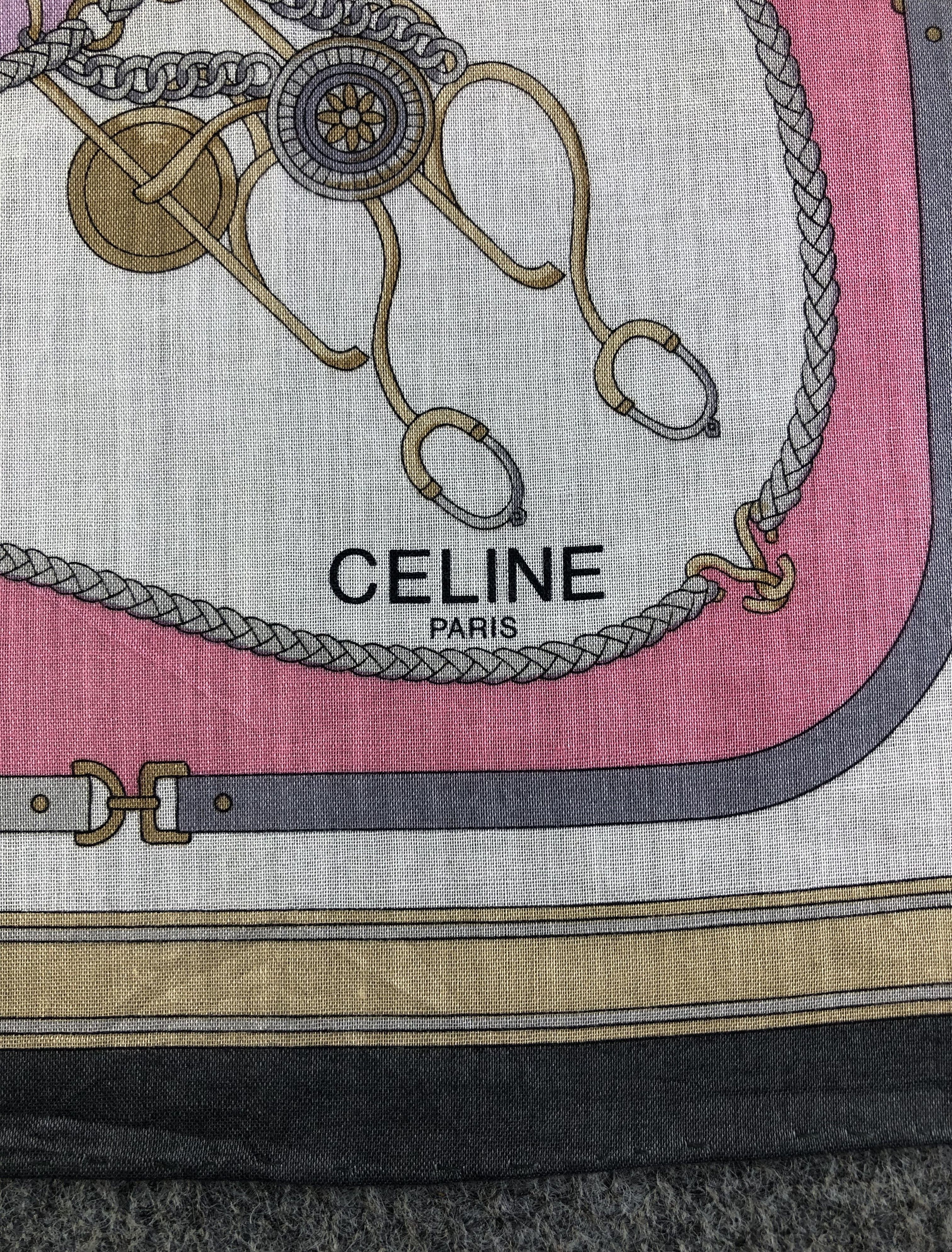 Celine Celine Handkerchief / Bandana / Neckerchief C388 Size ONE SIZE - 5 Thumbnail