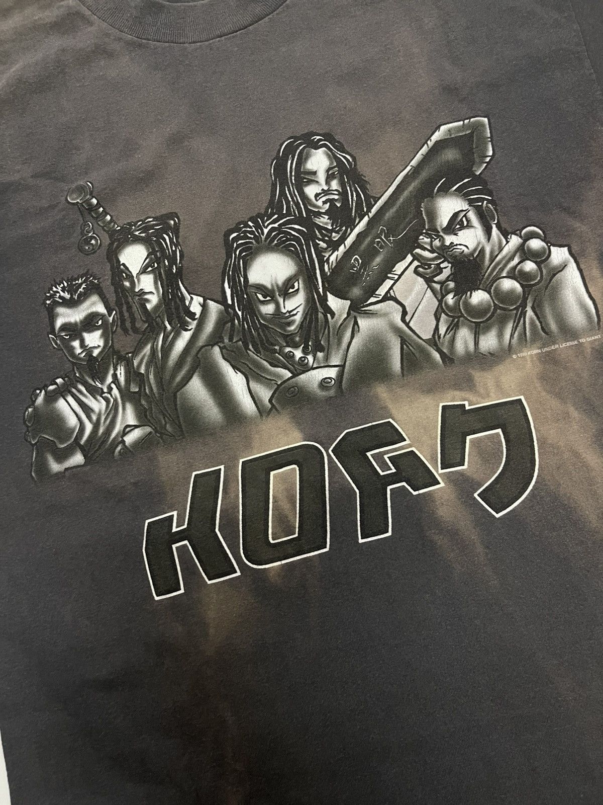 Band Tees × Beauty Beast × Vintage Vintage Korn 1999 Rare Sun Faded Size US M / EU 48-50 / 2 - 1 Thumbnail