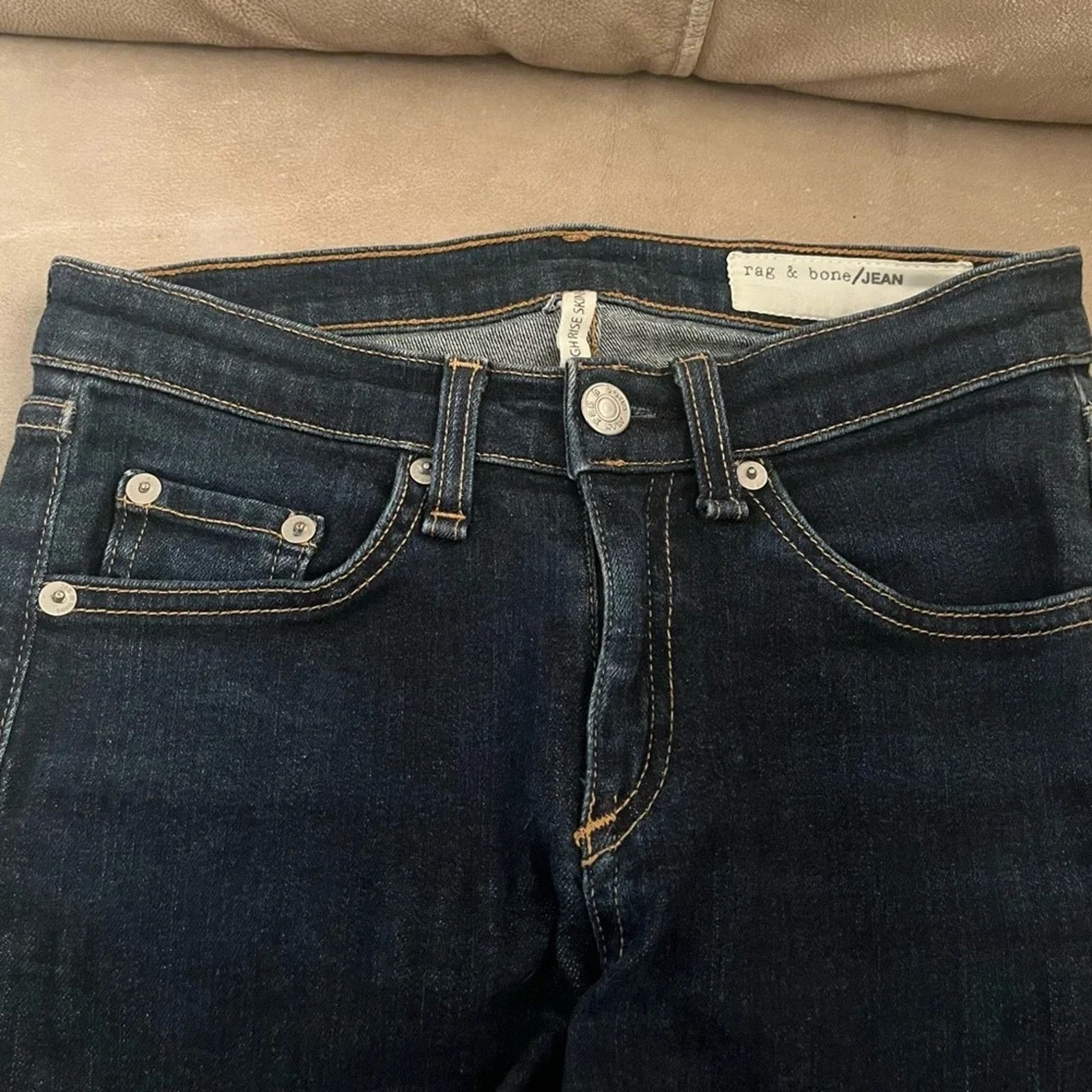 Rag & Bone Rag & Bone Nina High Rise Skinny Jeans, size 25 Size 25" / US 0 / IT 36 - 2 Thumbnail