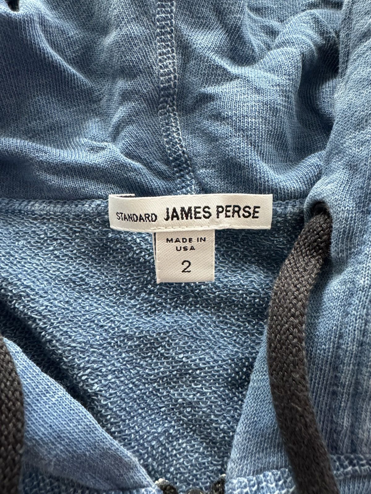 James Perse Loopback Supima Cotton-Jersey Zip-Up Hoodie Men Size US M / EU 48-50 / 2 - 2 Thumbnail