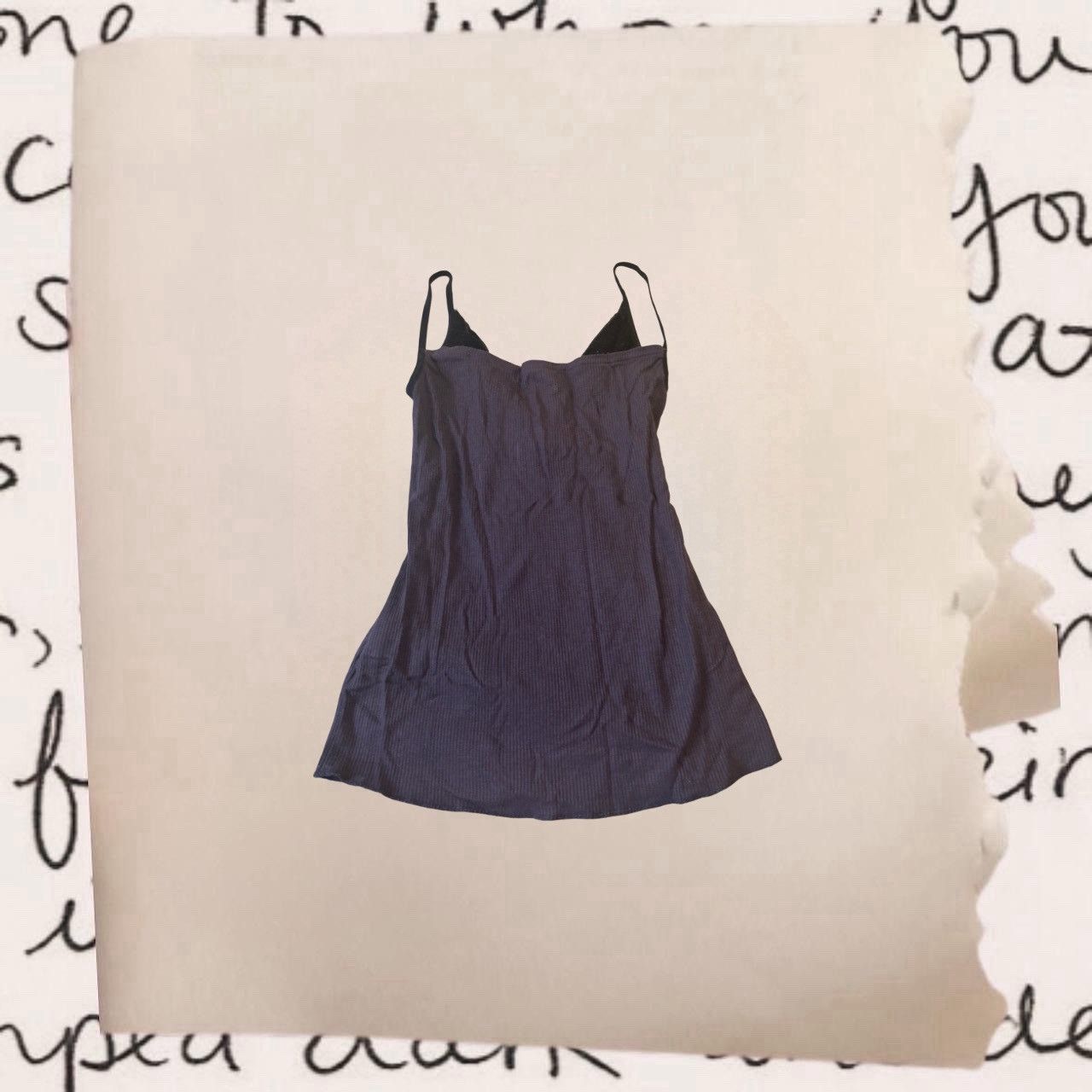 5351 POUR LES FEMMES velvet trim silk camisole top Size XS / US 0-2 / IT 36-38 - 3 Thumbnail