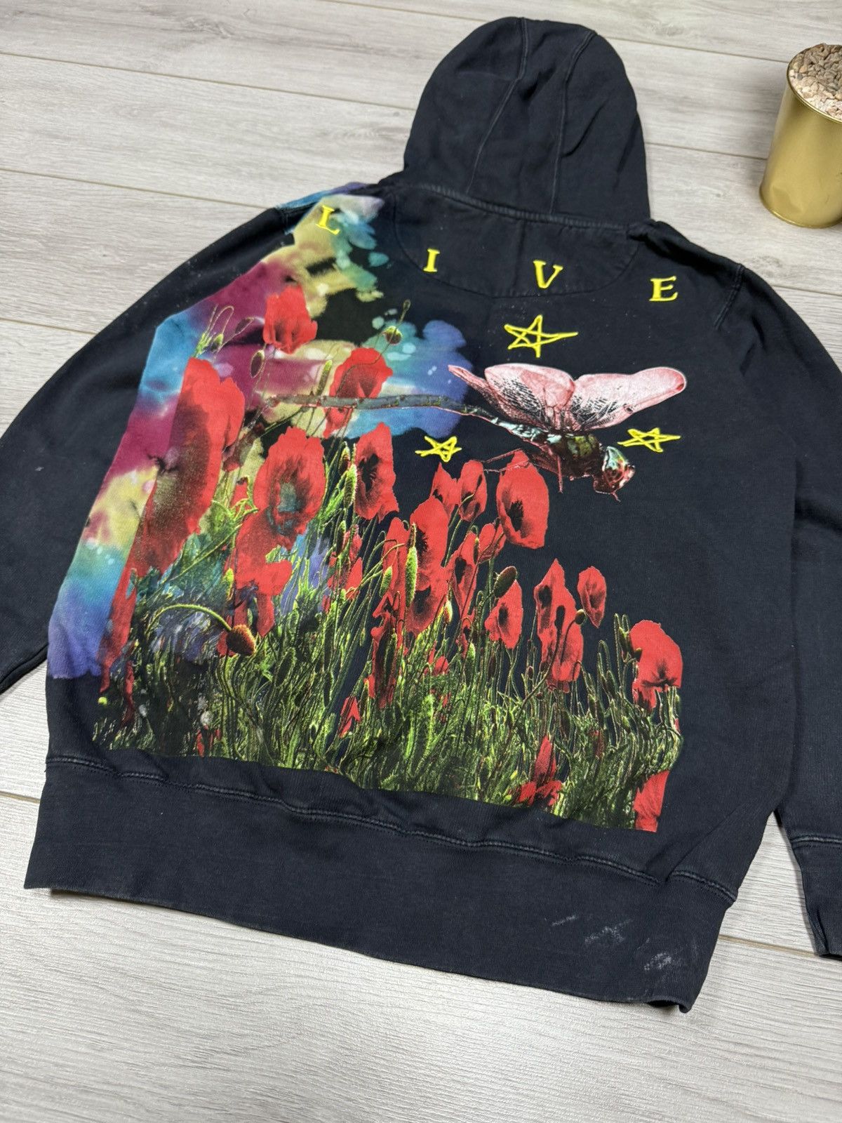 Travis Scott Travis 2019 wish you Astroworld dyed dragonfly flowers paint Size US M / EU 48-50 / 2 - 8 Thumbnail