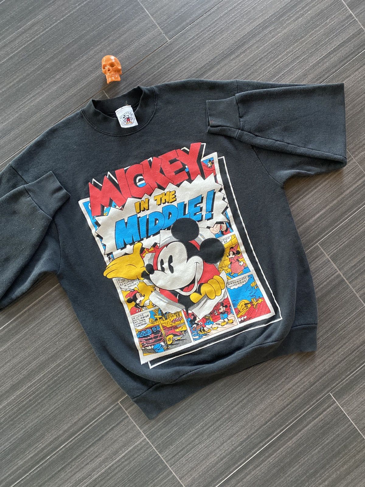 Disney × Mickey & Co. × Vintage 90s Disney Mickey Mouse sweatshirt XL Size US XL / EU 56 / 4 - 2 Thumbnail