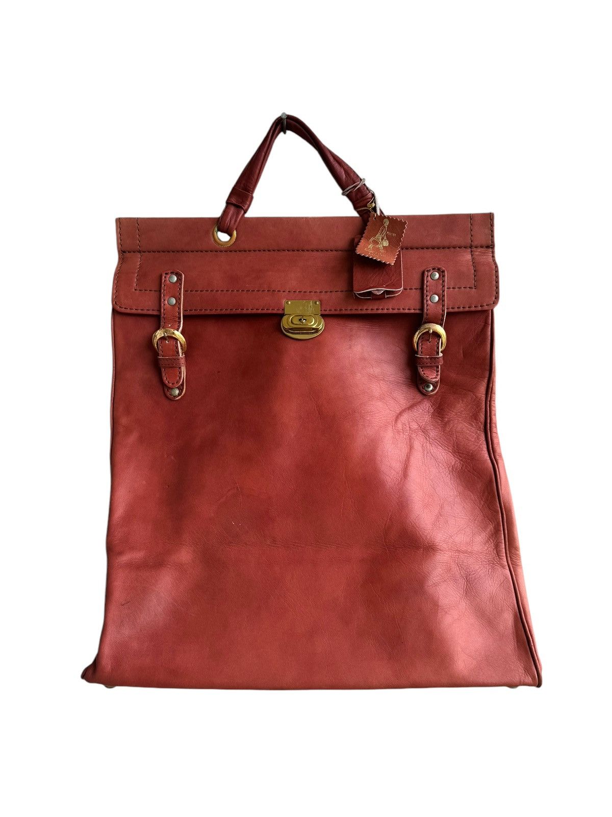 Porter Vintage Porter Leather Doctor Bag /Office Bag Size ONE SIZE - 3 Thumbnail
