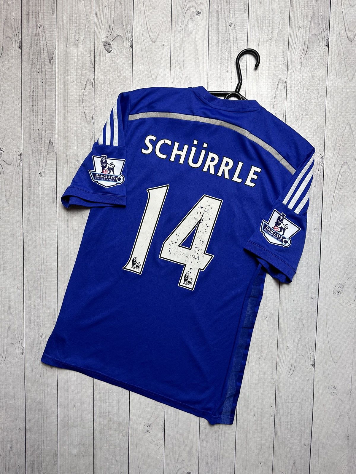 Adidas × Chelsea Soccer × Vintage Vintage adidas Chelsea soccer jersey 14 Schurrle rare size S Size US S / EU 44-46 / 1 - 1 Thumbnail