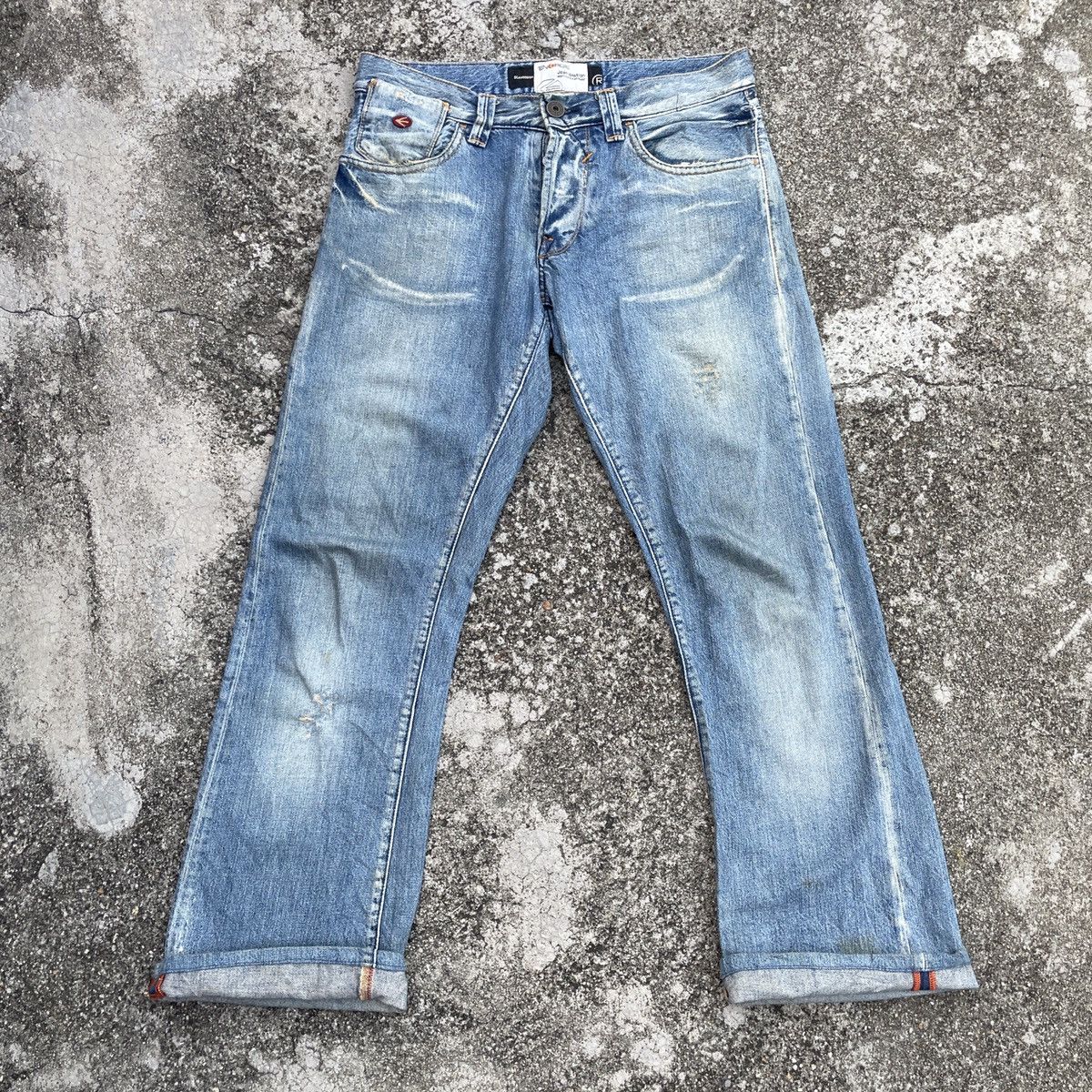 Energie × Japanese Brand Vintage Stevenson Energie Distressed 