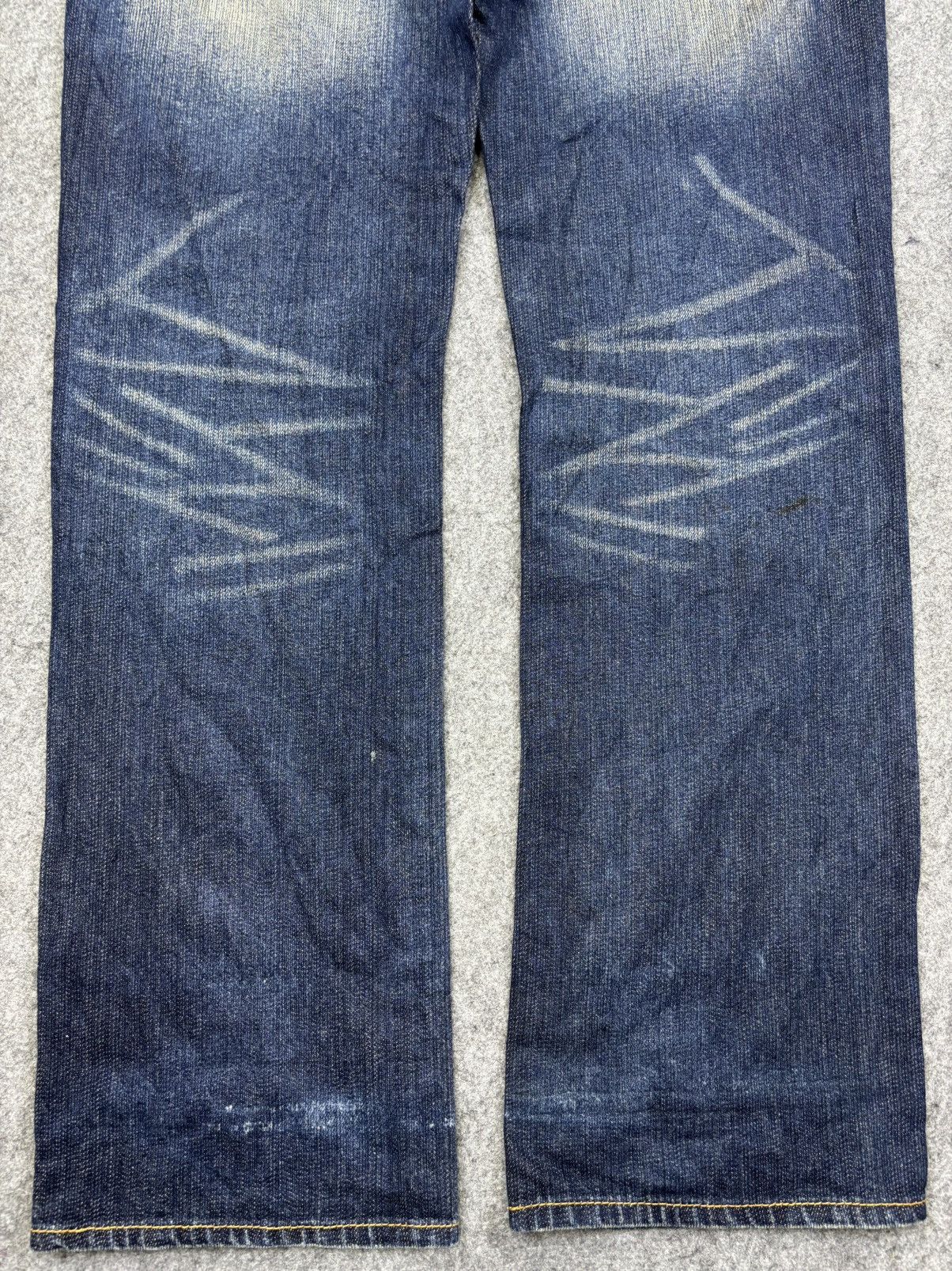 Japanese Brand 💥Denim Archival💥Buden Japanese Scripture Unique Denim F816 Size US 32 / EU 48 - 11 Thumbnail