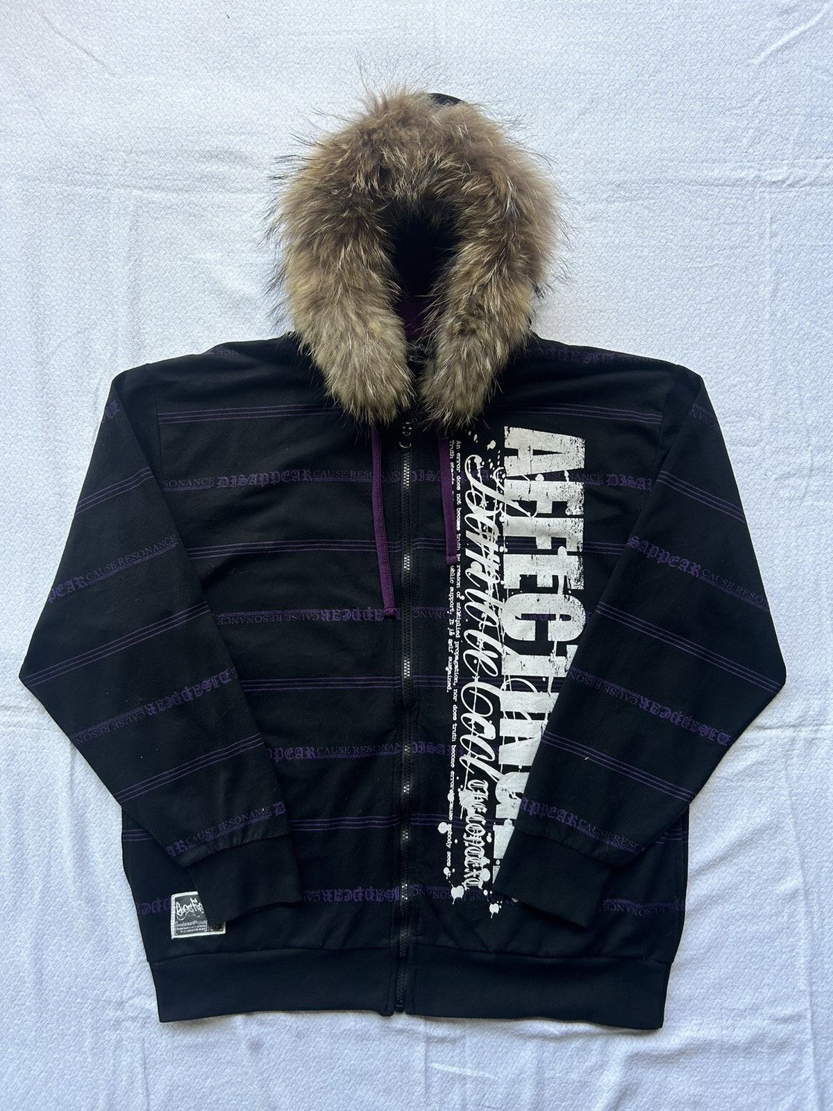 Japanese Brand Japanese Fur Hoodie Poem Time Step Ifsixwasnine lgb Size US L / EU 52-54 / 3 - 1 Thumbnail