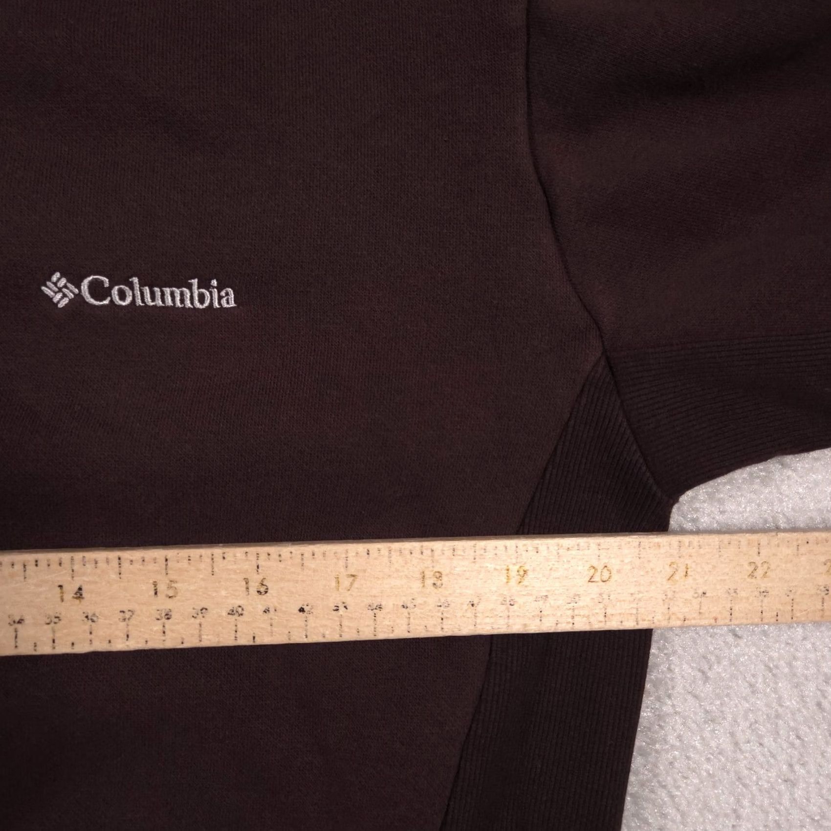Vintage Columbia Womens Sweatshirt Small Maroon Crewneck Pullover Cropped Fit Size S / US 4 / IT 40 - 6 Thumbnail