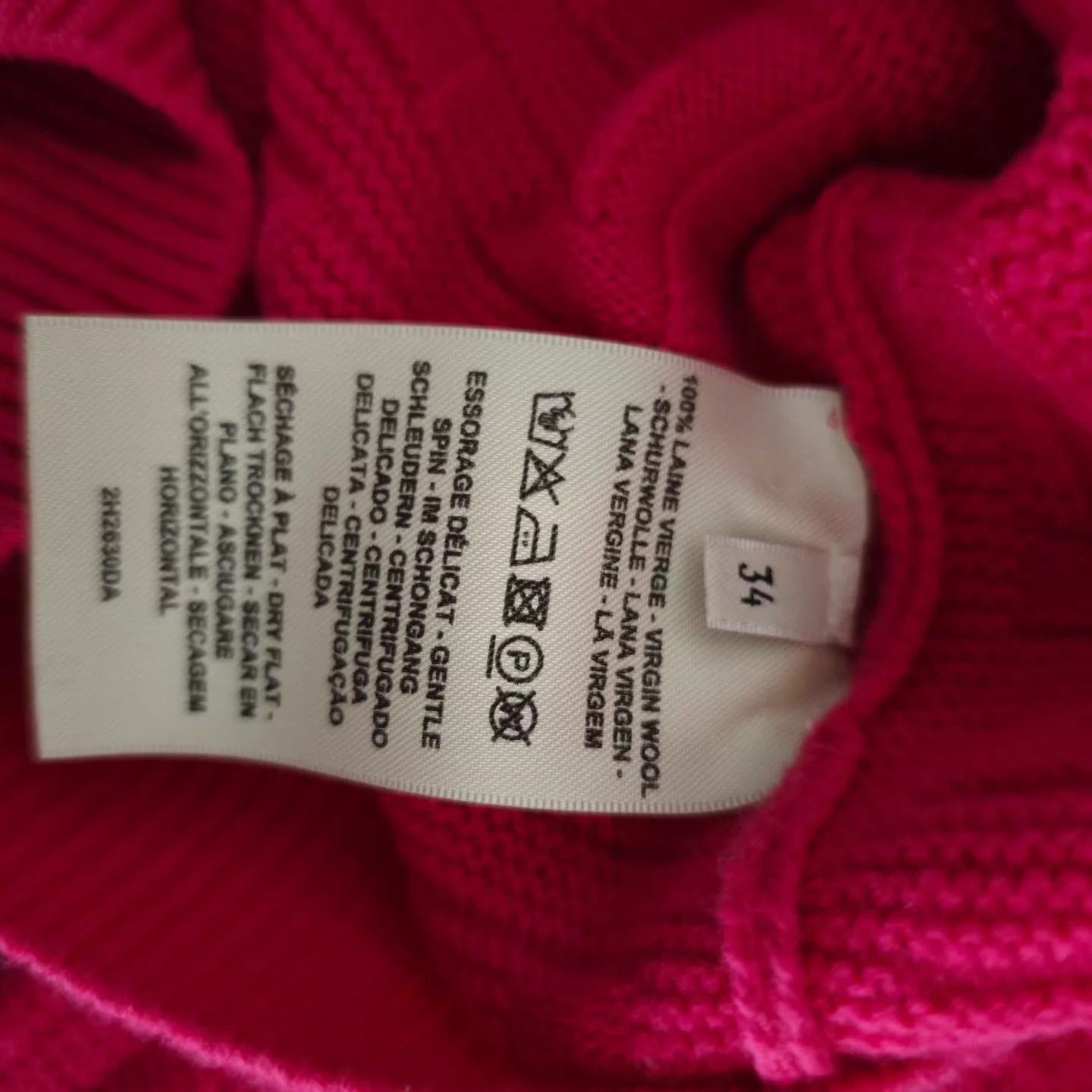 Hermes HERMES All-Over H Logo Knit LS 34 99 Size XS / US 0-2 / IT 36-38 - 5 Thumbnail