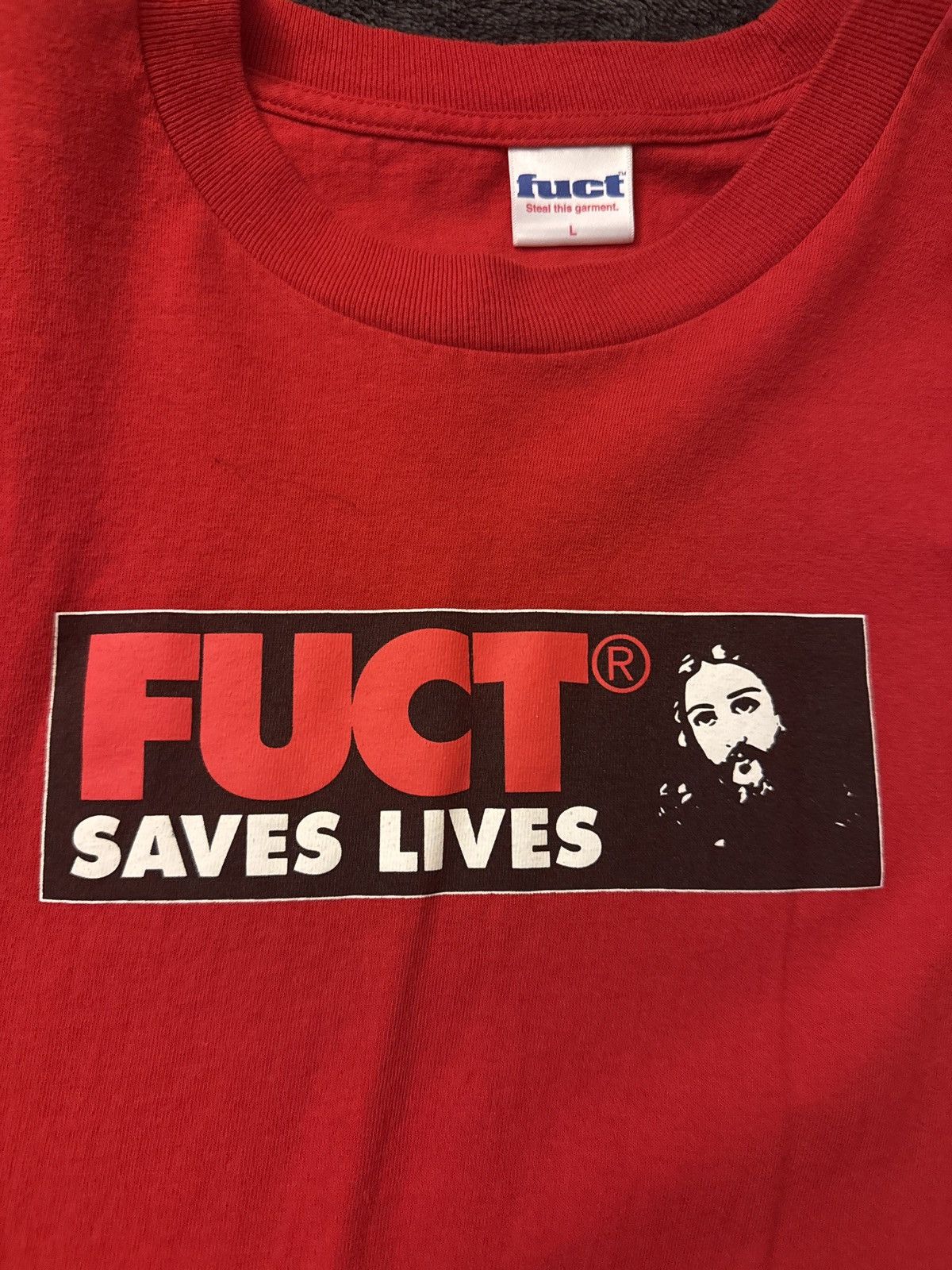 FUCT Fuct saves lives tee Size US L / EU 52-54 / 3 - 2 Thumbnail