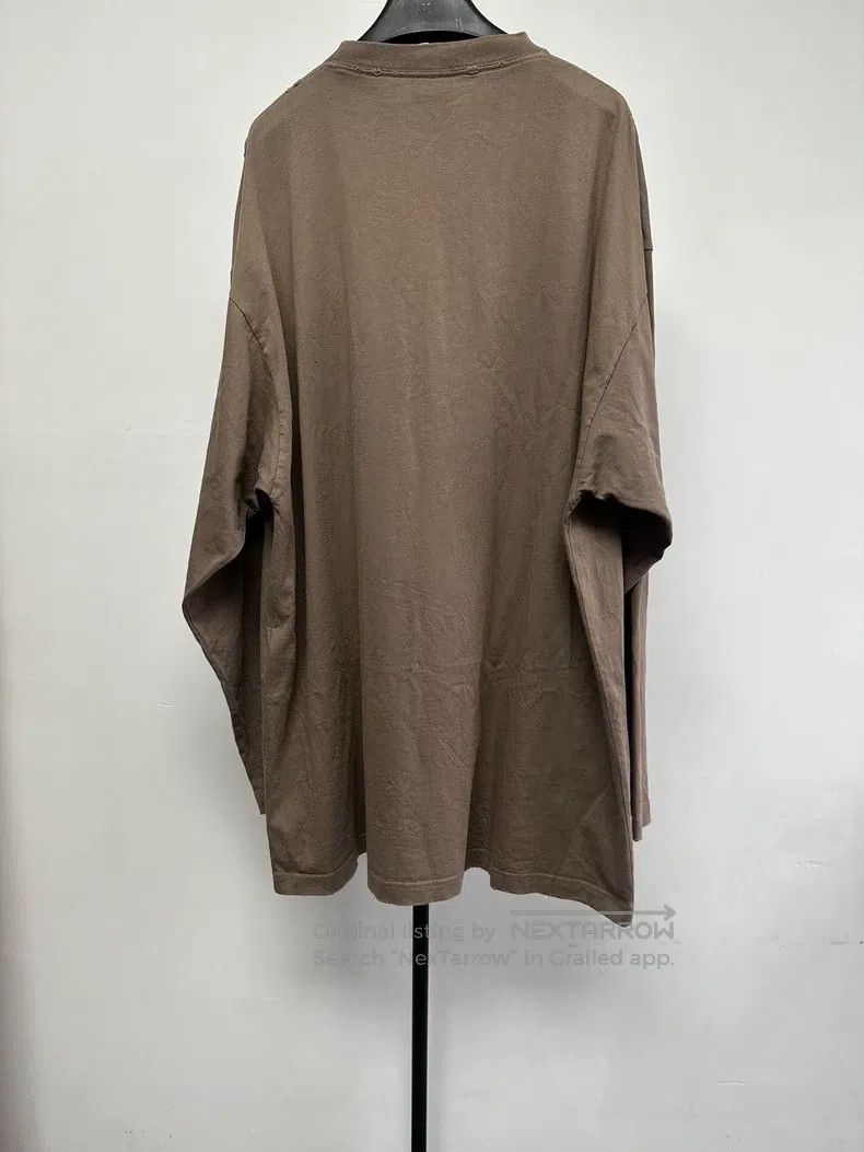 Balenciaga Balenciaga Casual Loose Letter Printed Long Sleeve T-Shirt Size US L / EU 52-54 / 3 - 2 Thumbnail