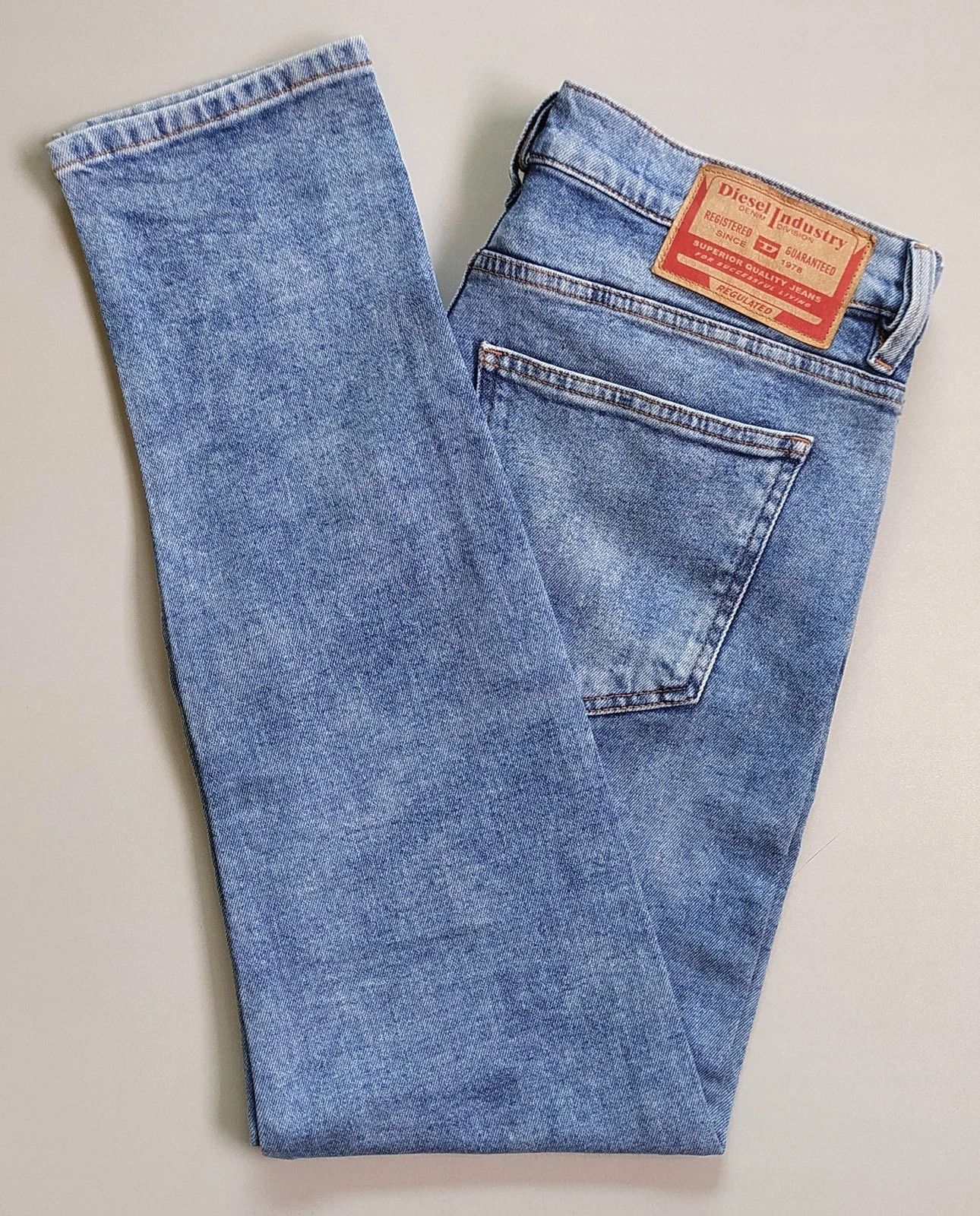 Diesel Diesel 2019 D-STRUKT-R L.32 MENS JEANS T/9668 Size US 32 / EU 48 - 12 Thumbnail