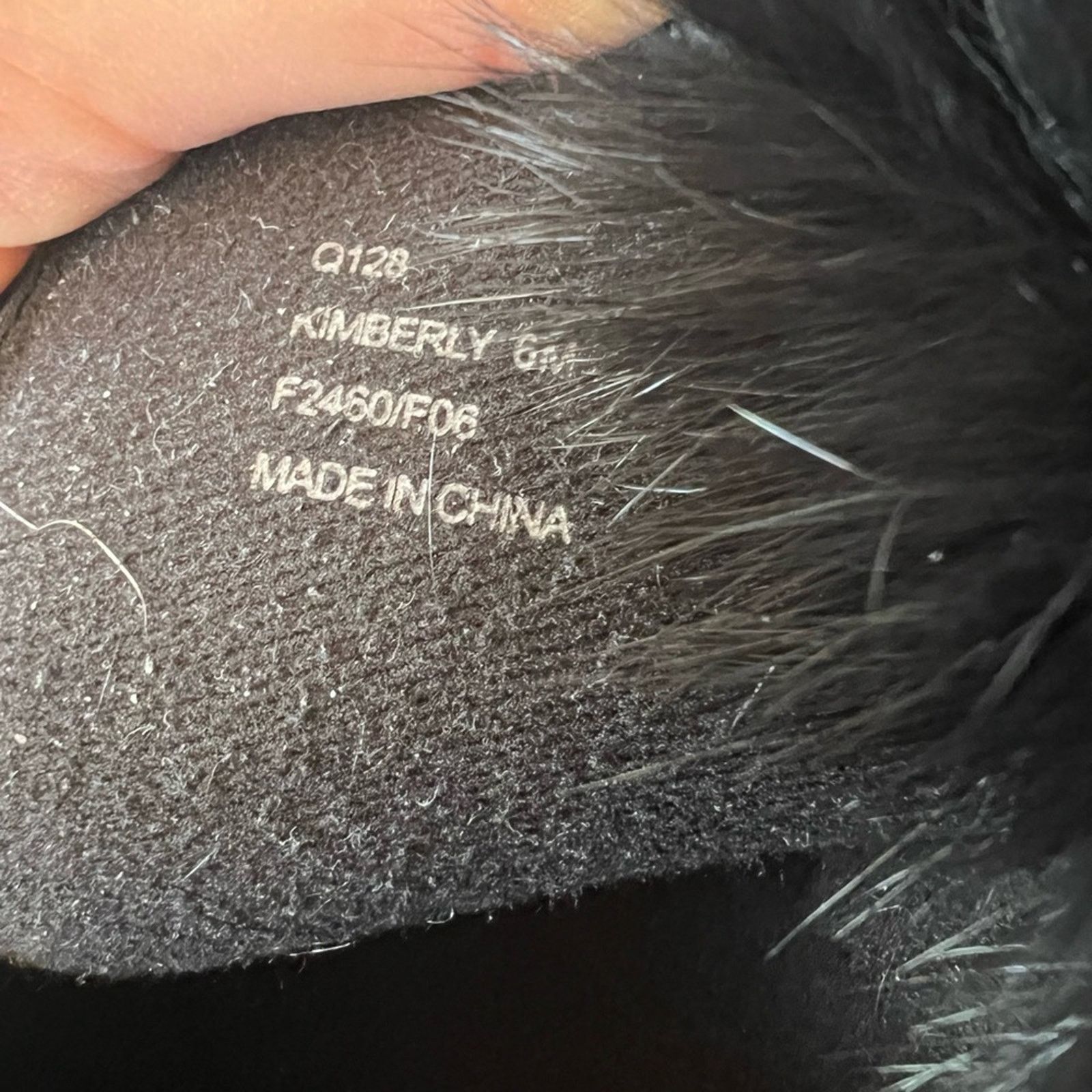Coach Coach Kimberly Boots Black Canvas Logo Rabbit Fur Trim SZ 6M Size US 6 / IT 36 - 6 Thumbnail