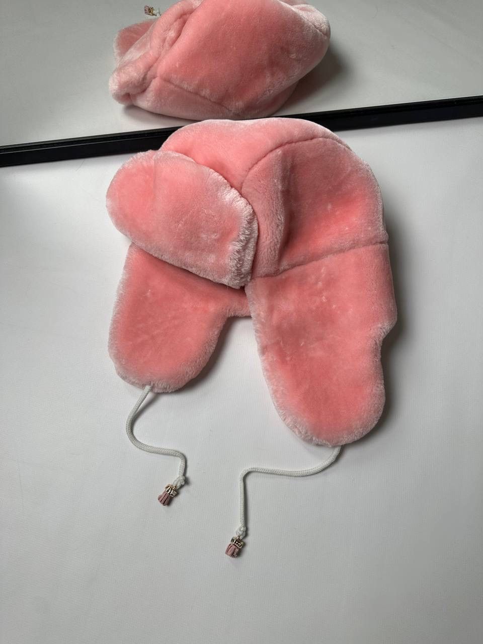 Vintage 🔥Vintage Y2K Pink Hat Ushanka Size ONE SIZE - 1 Thumbnail