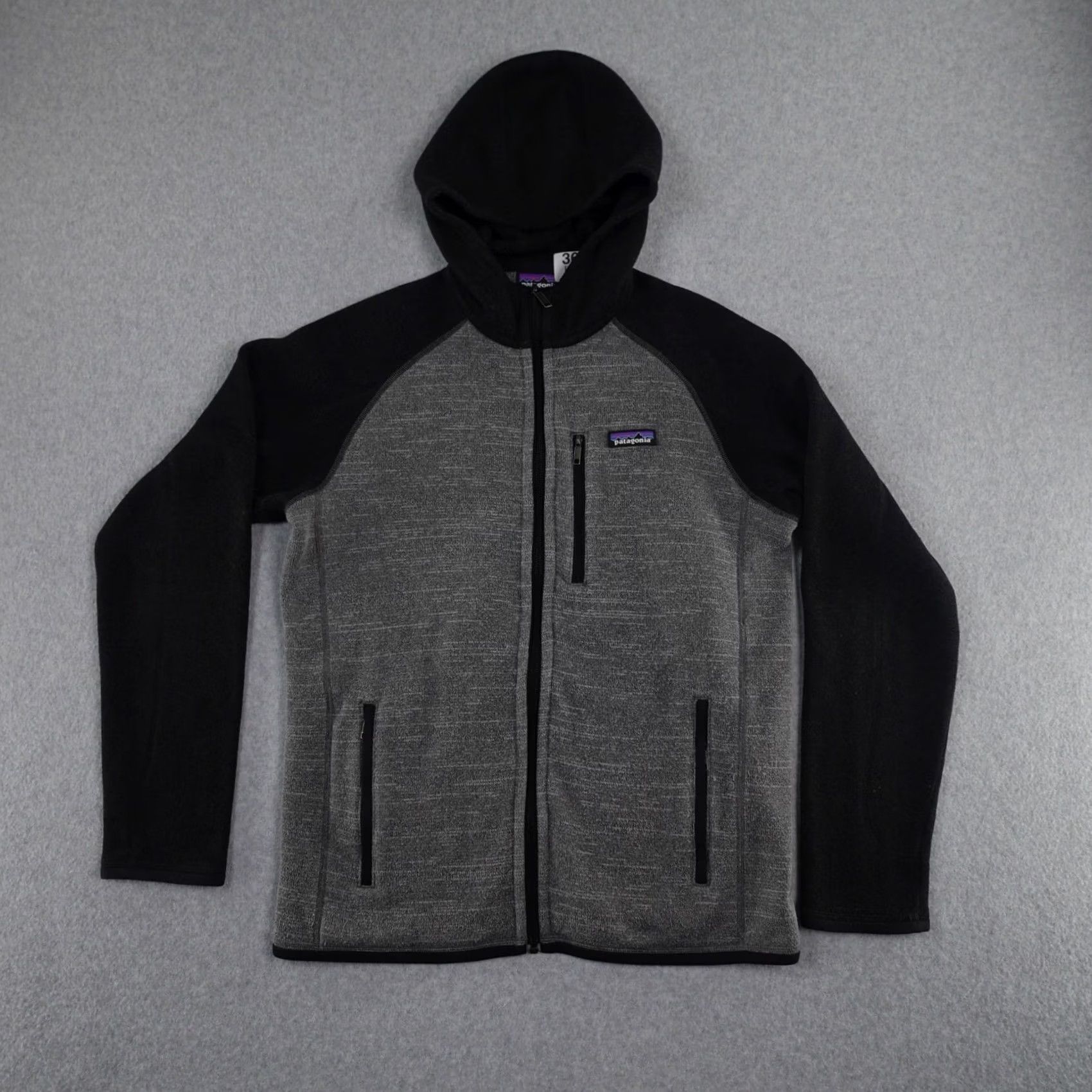 Patagonia Patagonia Sweater Adult Medium Black Gray Full Zip Hiking (21X26) Size US M / EU 48-50 / 2 - 2 Thumbnail