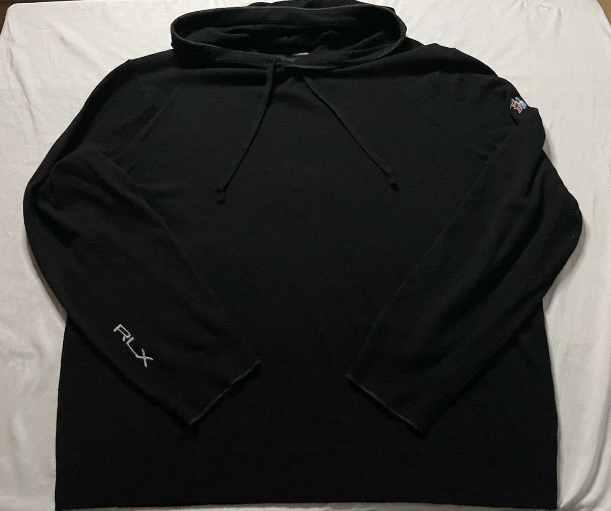 Ralph Lauren Sport RLX Cashmere Hoodie XXL Black 2XL Washable Golf Performance Size US XXL / EU 58 / 5 - 2 Thumbnail