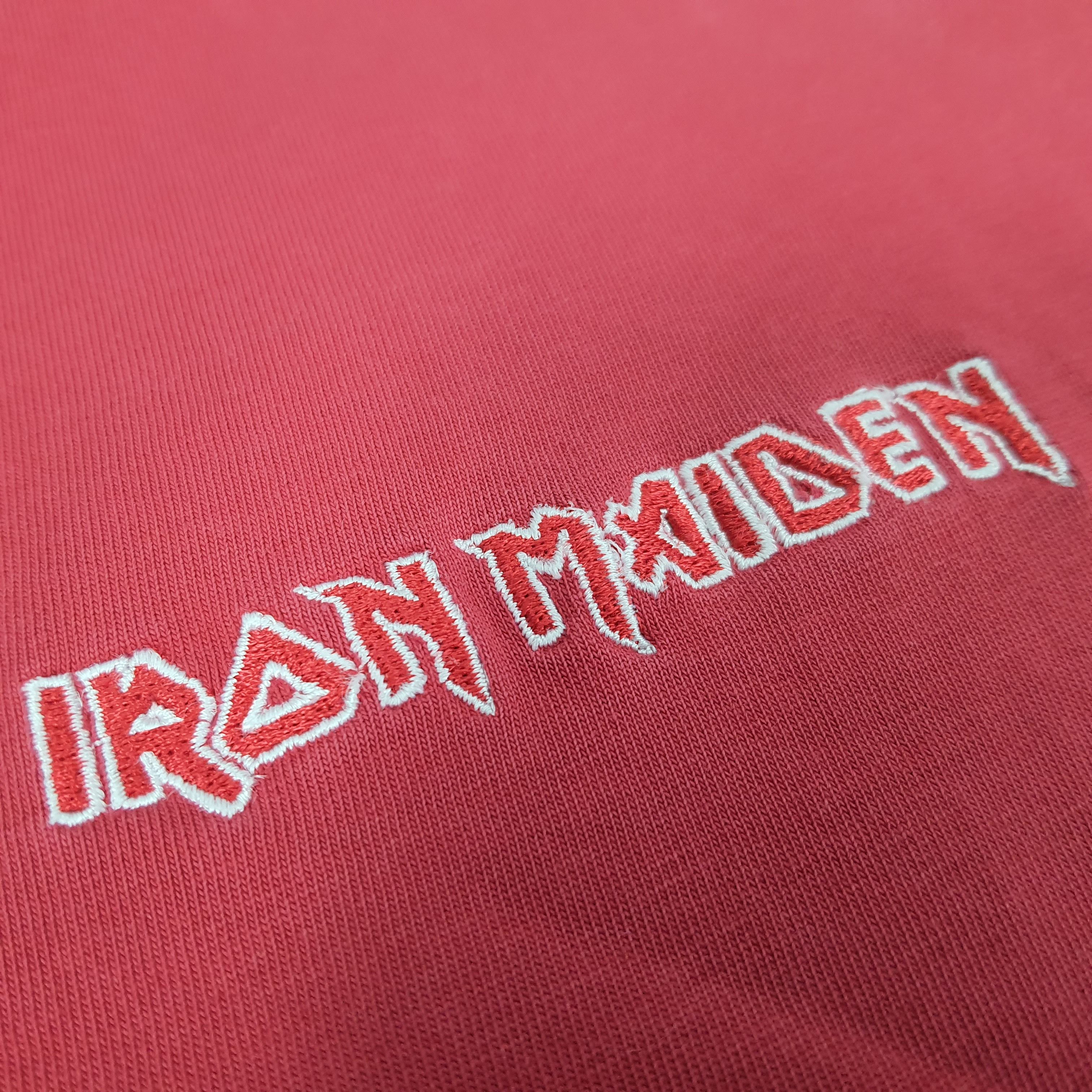 Band Tees × Vintage Vintage Iron Maiden Band Official Merchandise Polo Shirt Size US XXL / EU 58 / 5 - 4 Thumbnail