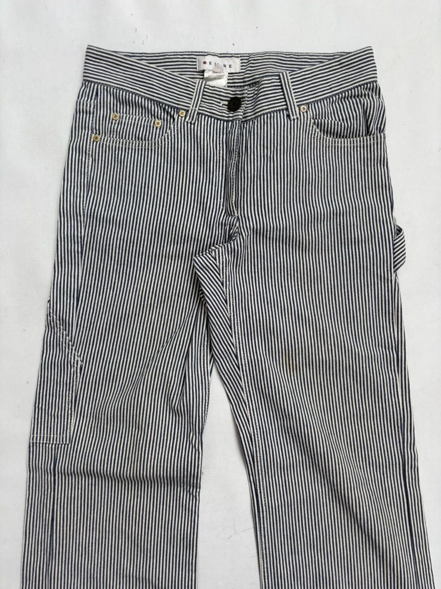 Celine 2000s Hickory Carpenter Flared Pants Size US 27 - 4 Thumbnail