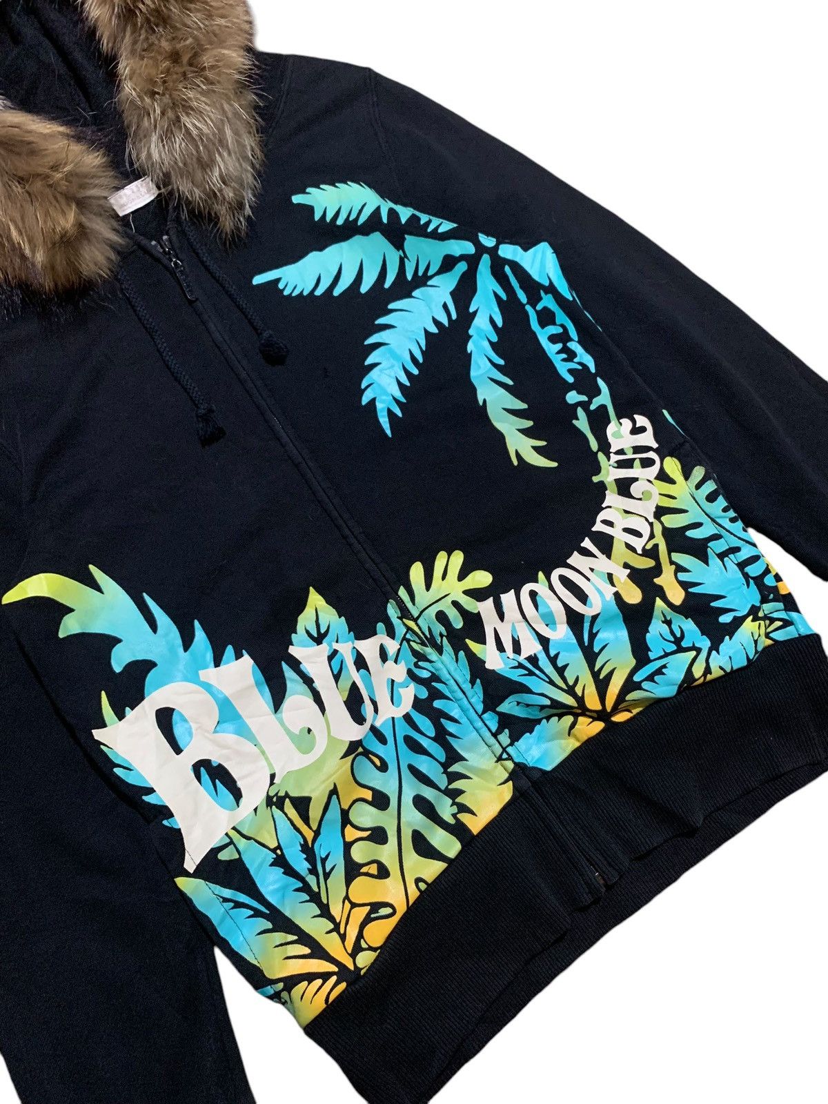 If Six Was Nine × Japanese Brand × Le Grande Bleu (L.G.B.) Blue Moon Blue fur hoodie japanese style Size US S / EU 44-46 / 1 - 3 Thumbnail
