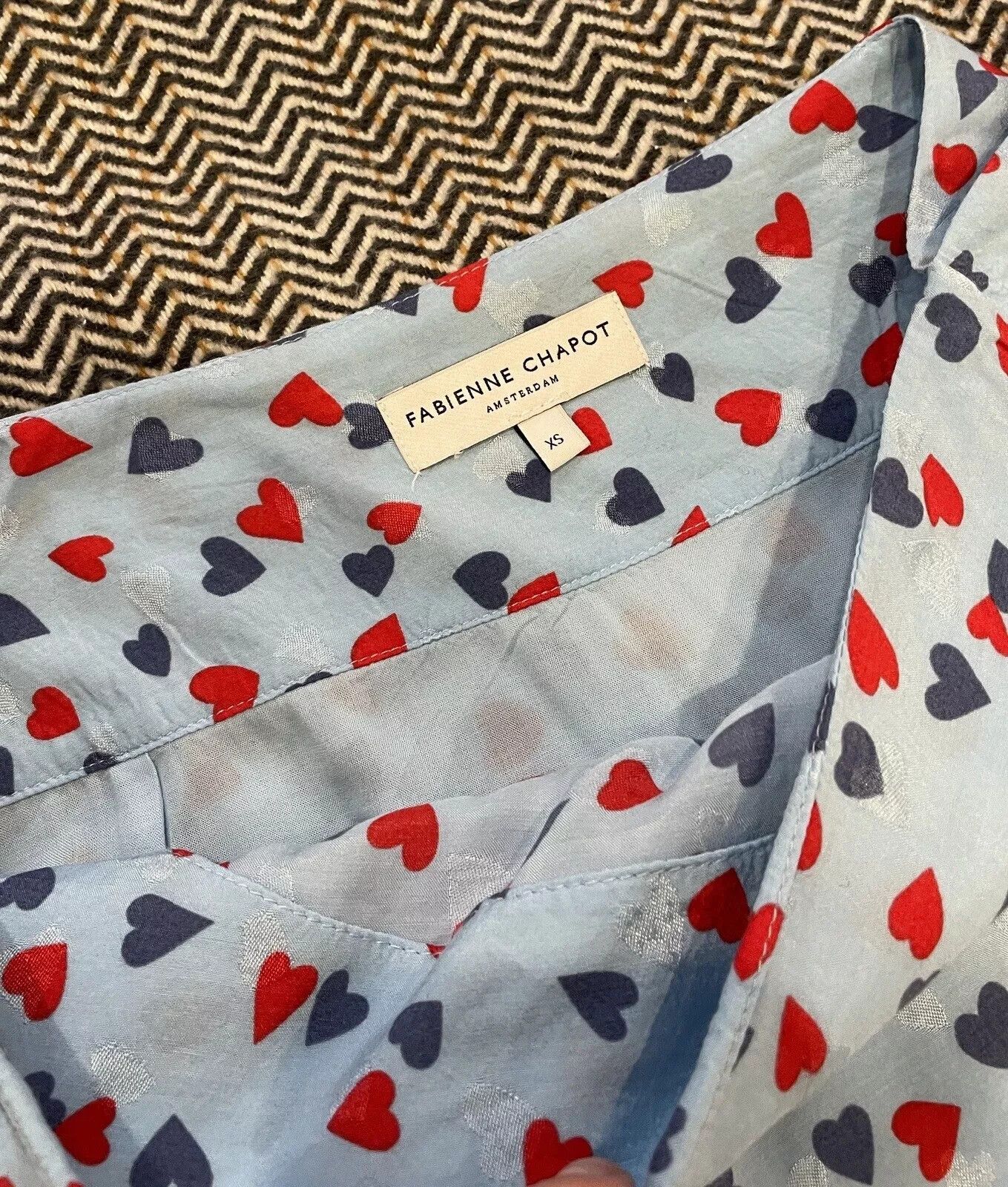 Other Fabianne Chapot Viscose Kea Skirt Hearts Wrap Print size XS Size 28" / US 6 / IT 42 - 15 Thumbnail