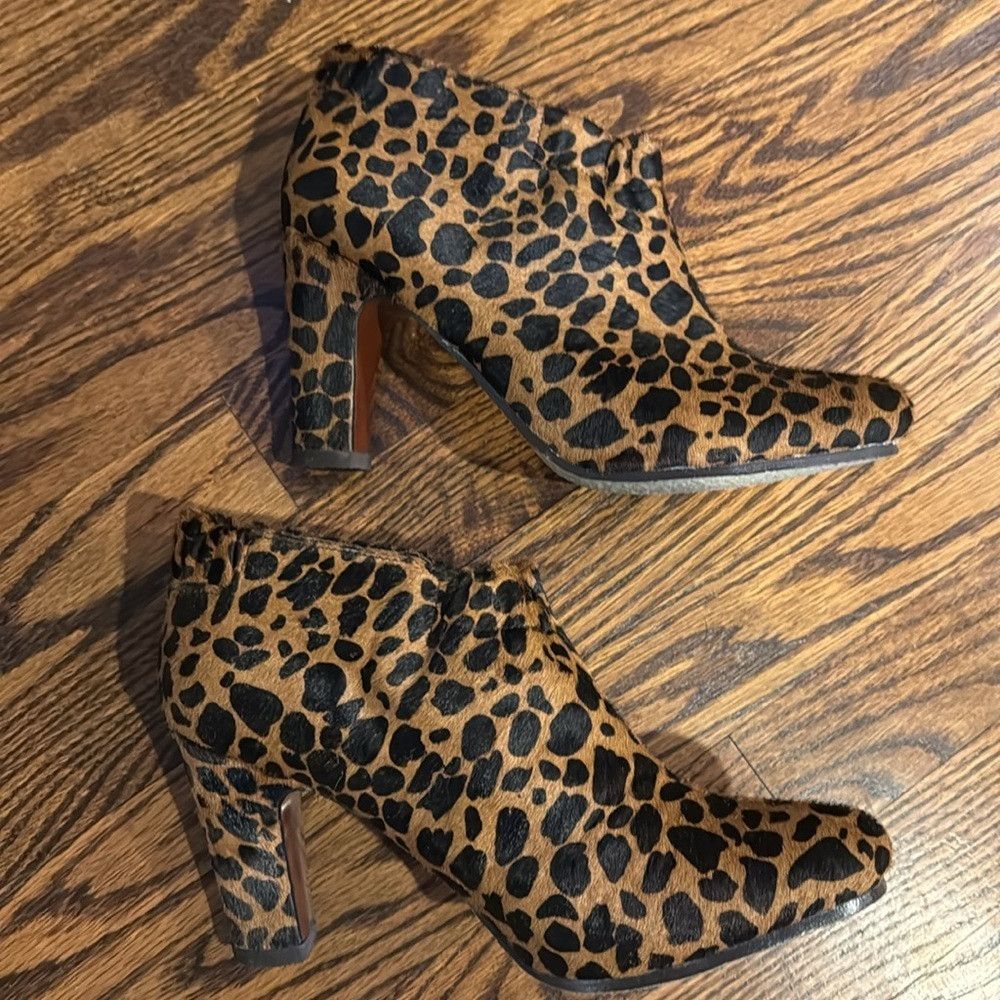 Sam Edelman Sam Edelman Simone Ankle Boots Leopard Cheetah Print Leathe Size US 9 / IT 39 - 3 Thumbnail