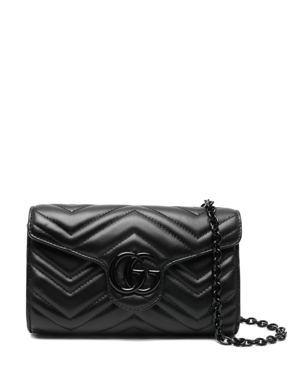 Gucci GG MARMONT LEATHER WALLET ON CHAIN Size ONE SIZE - 1 Thumbnail