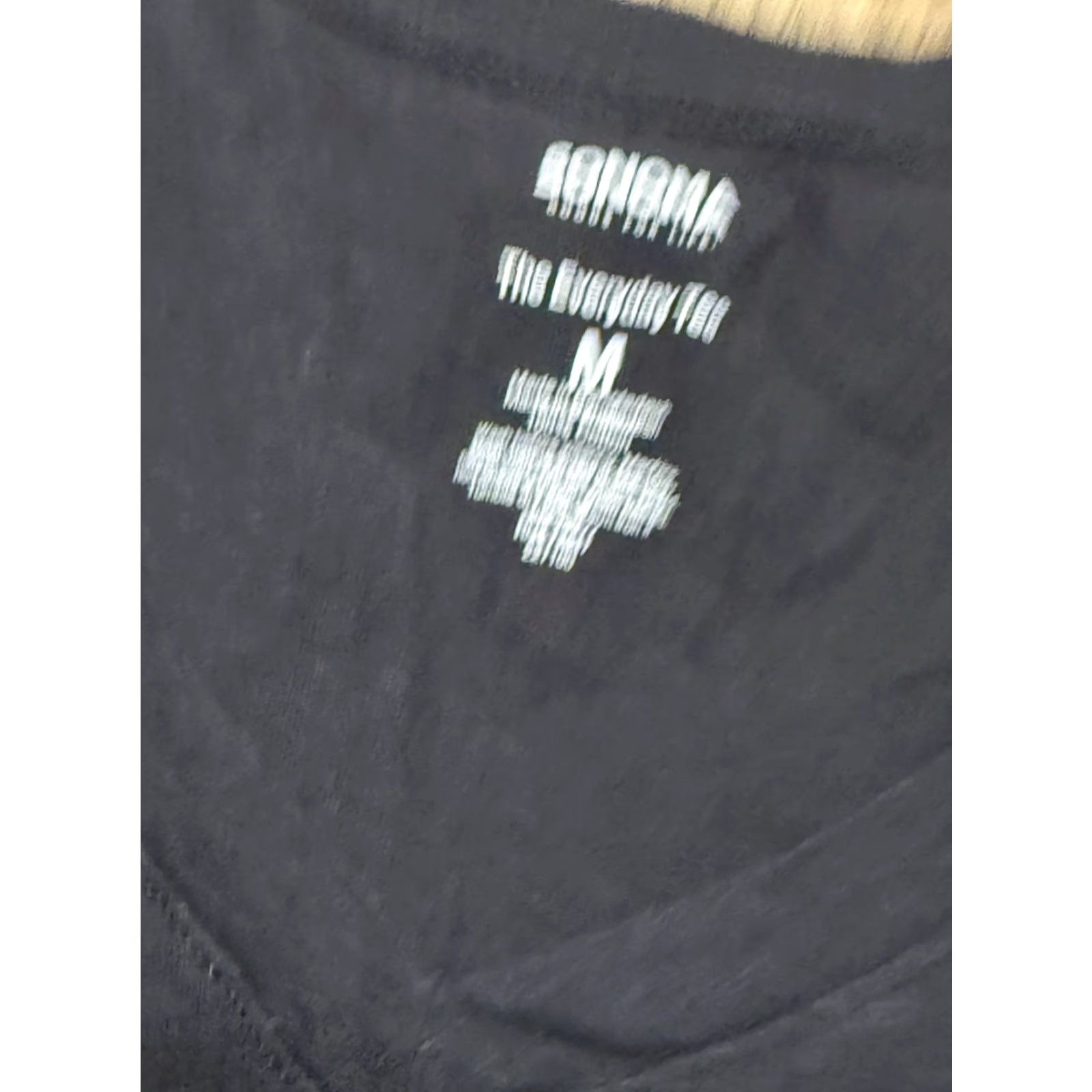 Vintage Sonoma Shirt Women's Size Medium Black V-neck The Everyday Tee Size M / US 6-8 / IT 42-44 - 3 Thumbnail
