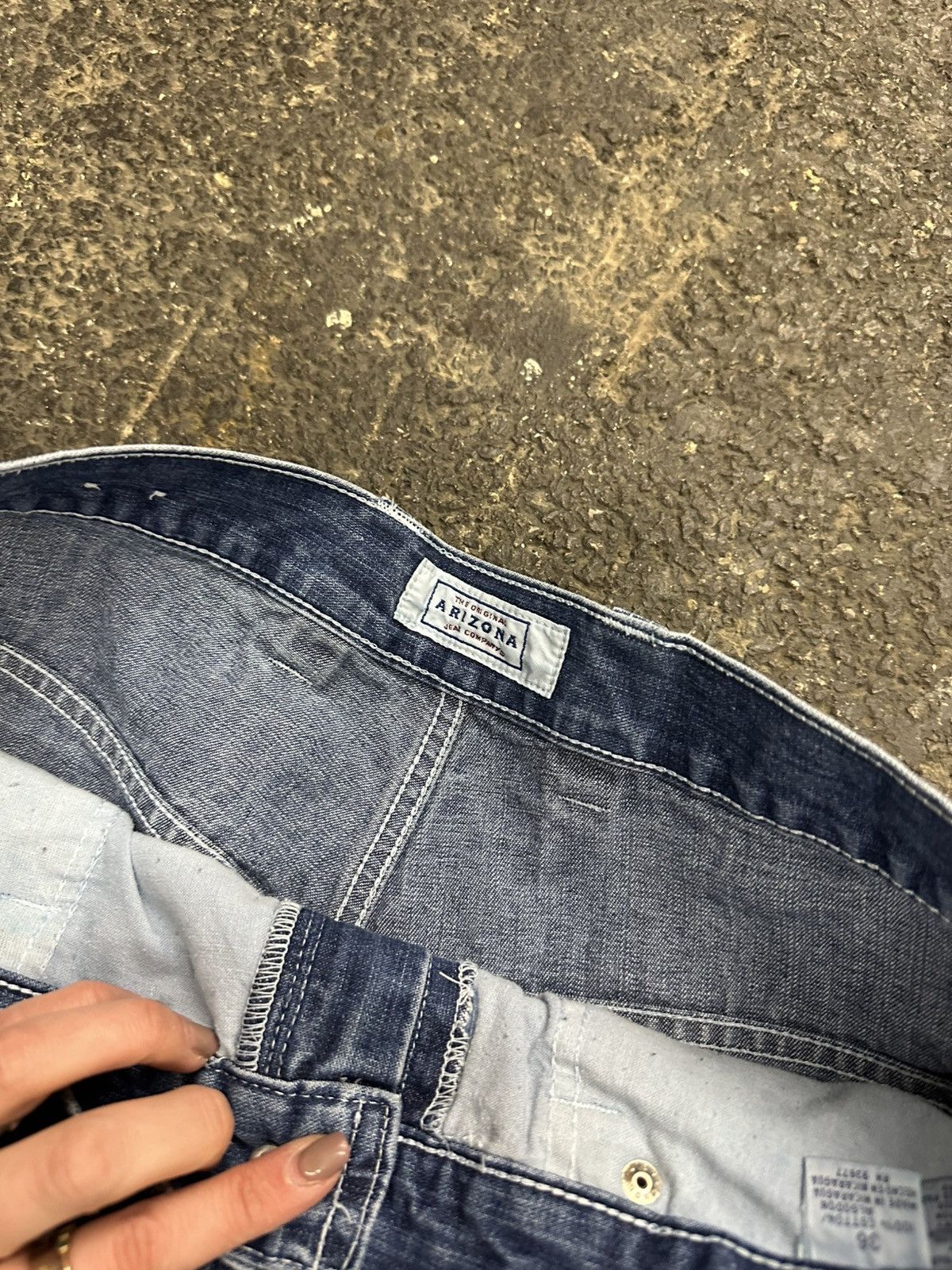 Arizona Jean Co. × Vintage Y2K Arizona cargo baggy jorts Size US 36 / EU 52 - 4 Thumbnail