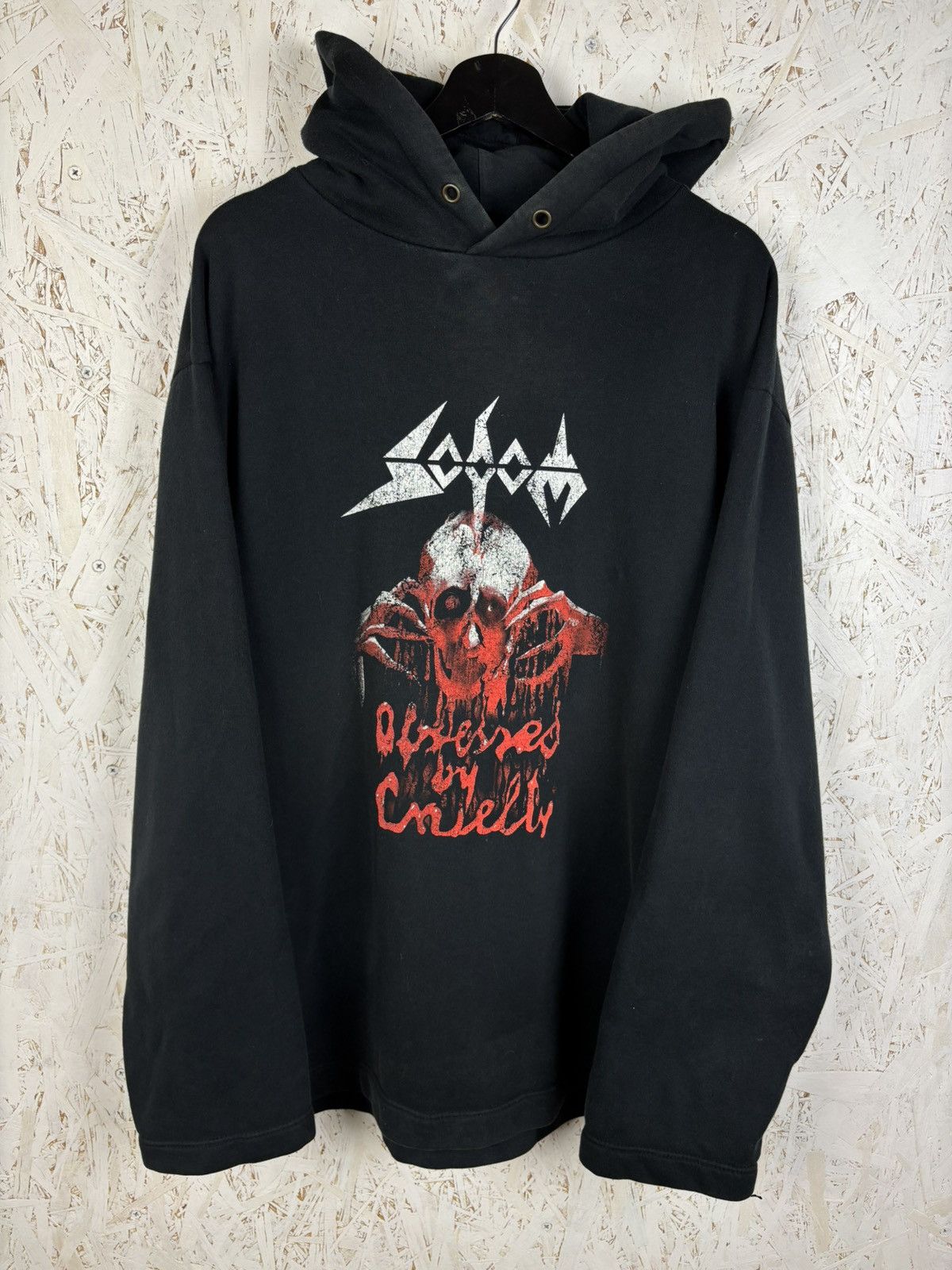 Band Tees Vintage Sodom Obsessed By Cruelty Thrash Metal Band Hoodie Size US XXL / EU 58 / 5 - 1 Thumbnail